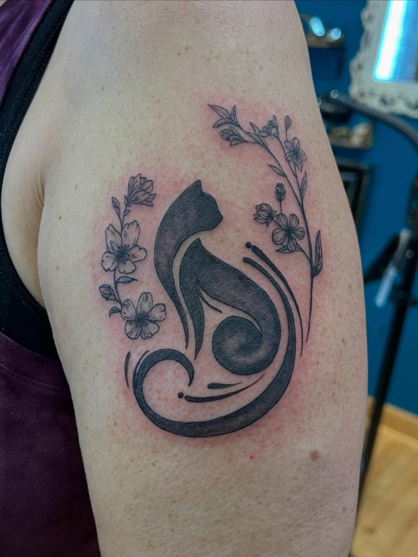 Tattoo by @heatherbroe — black_and_grey