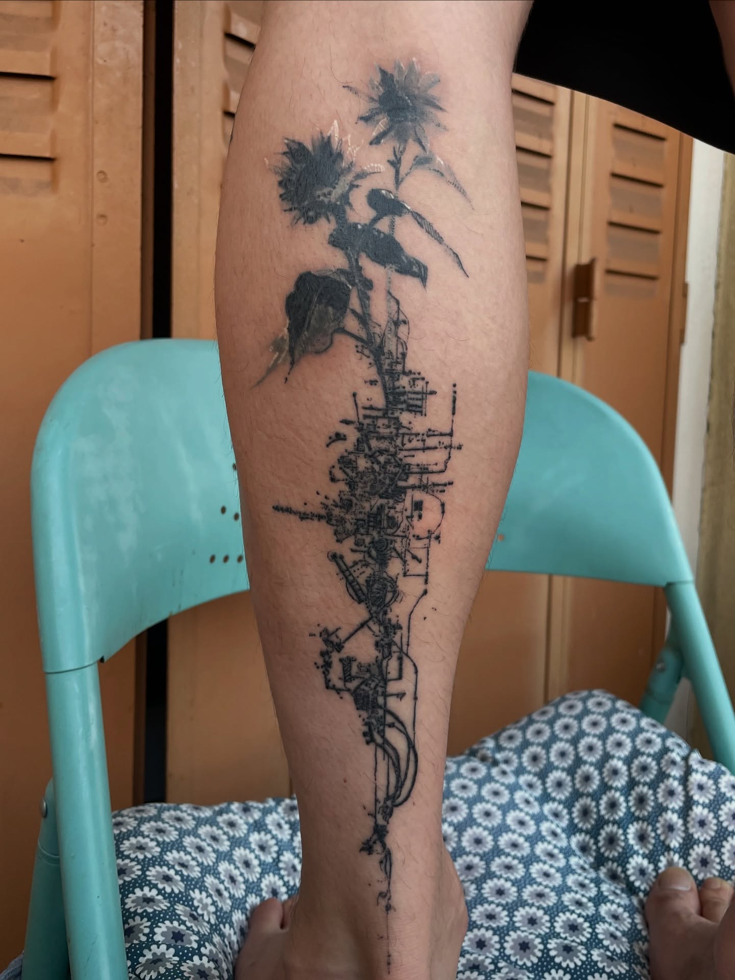 Tattoo by @sudo_tattoo — black_and_grey