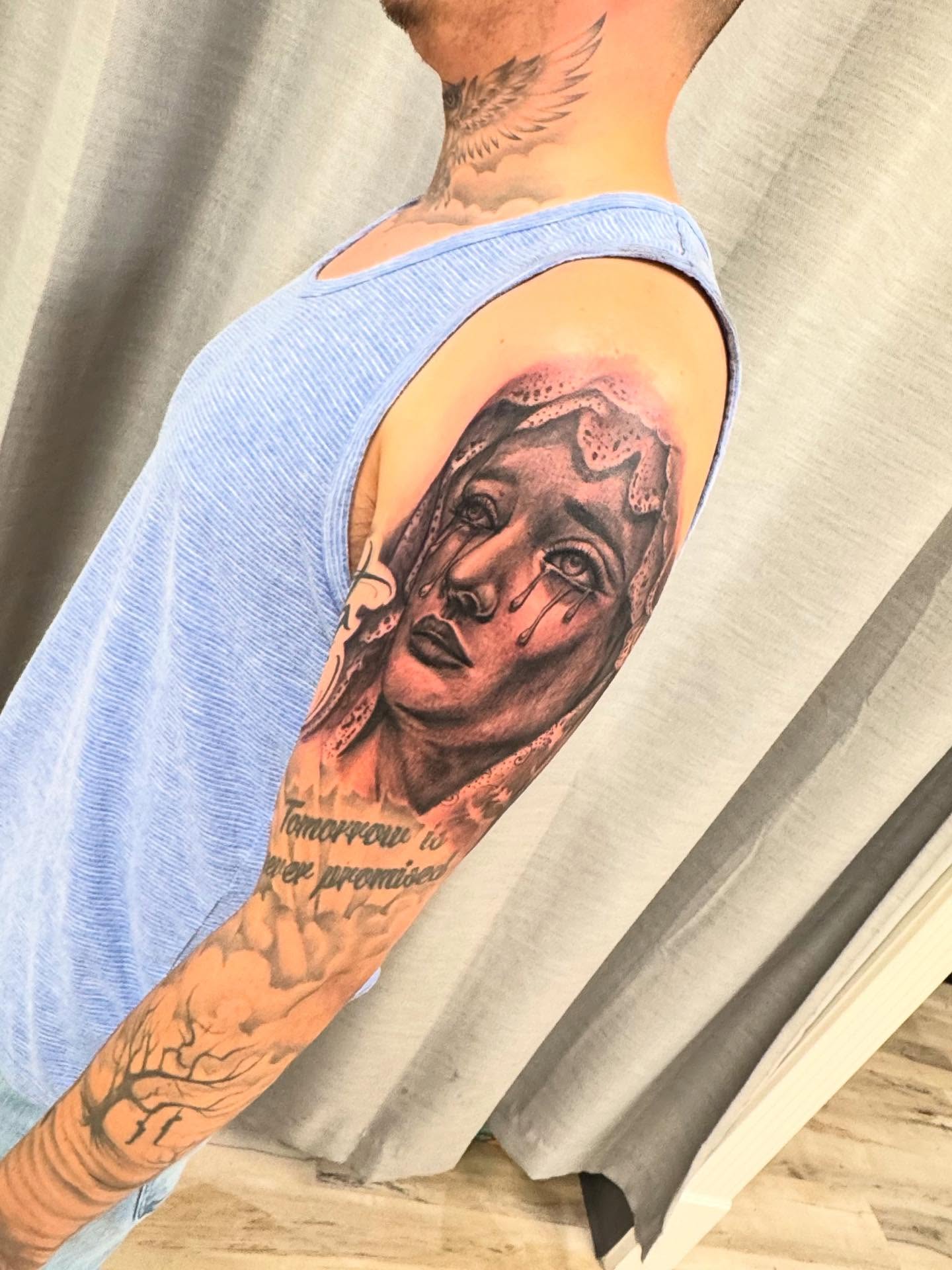 Tattoo by @thezaptrap — realism, dark_realism