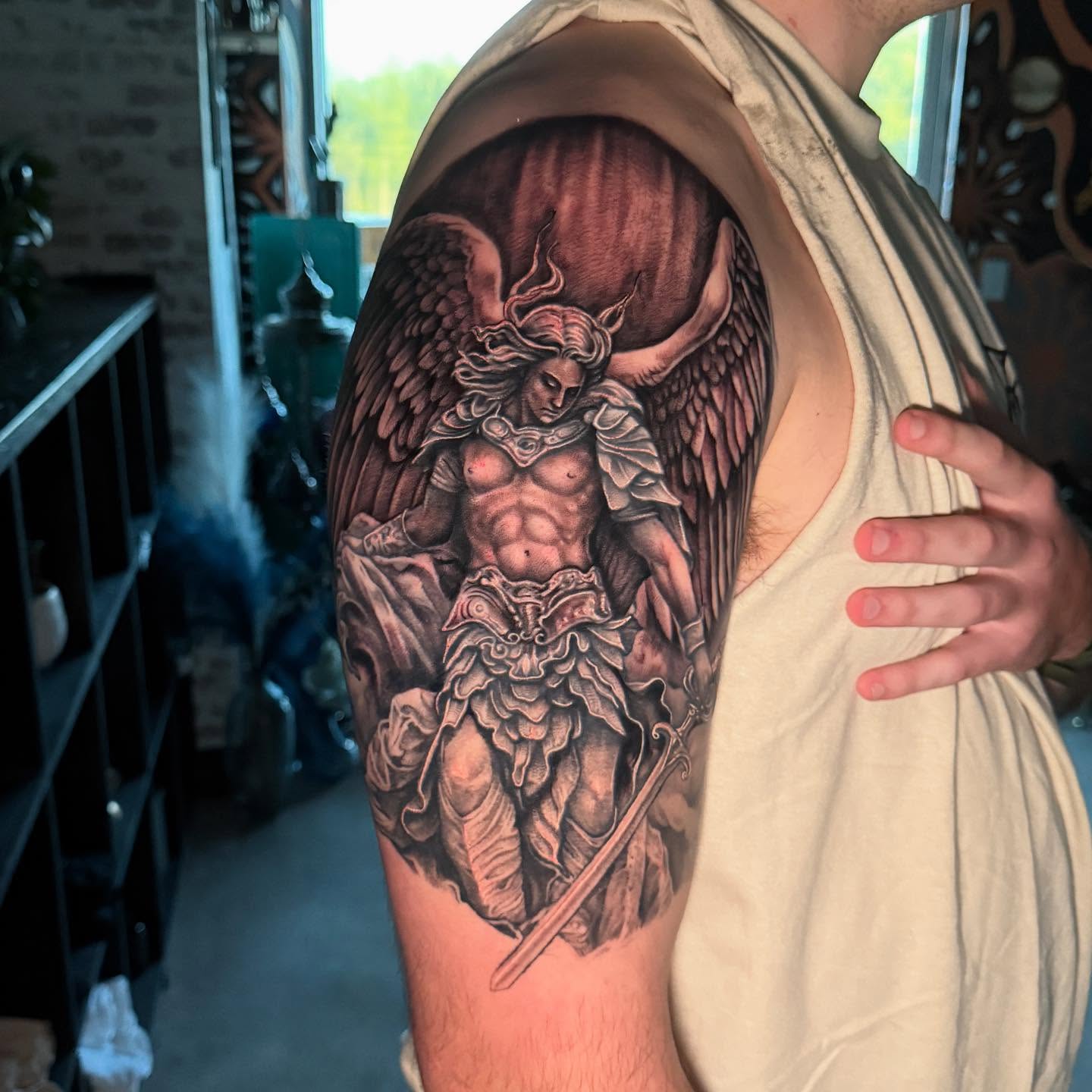 Tattoo by @kee.tattoos — realism, dark_realism