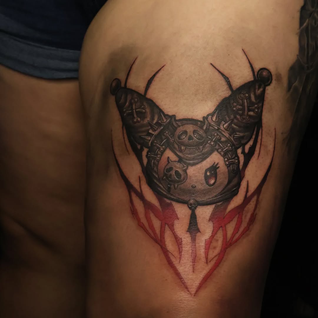 Tattoo by @joc_o_tattoo — dark_realism, trash_polka