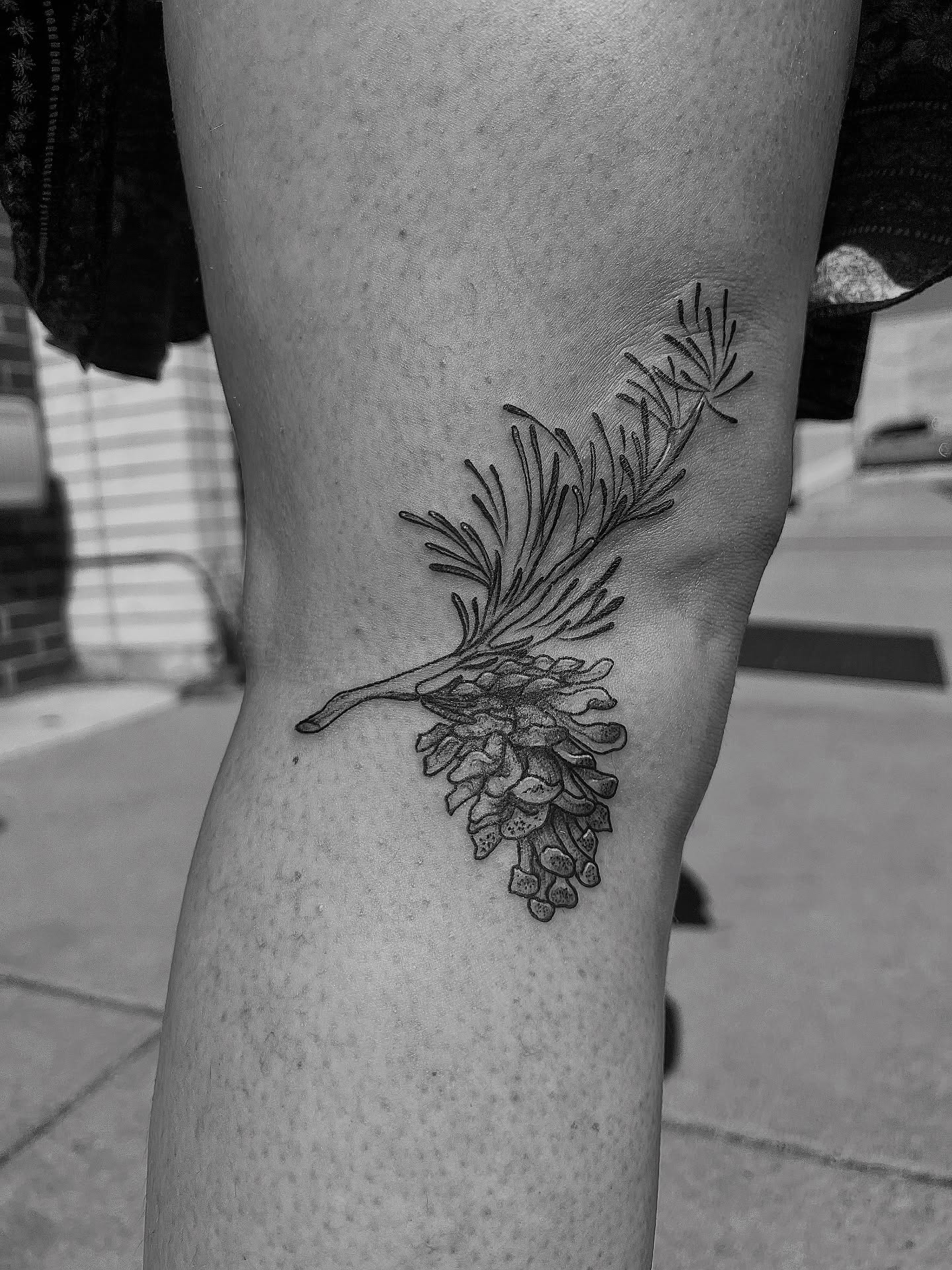 Tattoo by @kittymarietattoos โ black_and_grey
