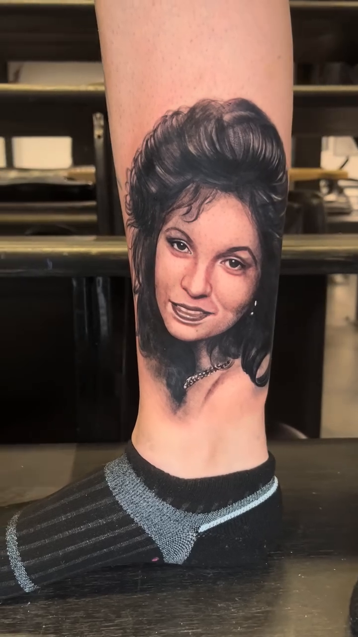 Tattoo by @jessef_tattoo — realism, black_and_grey