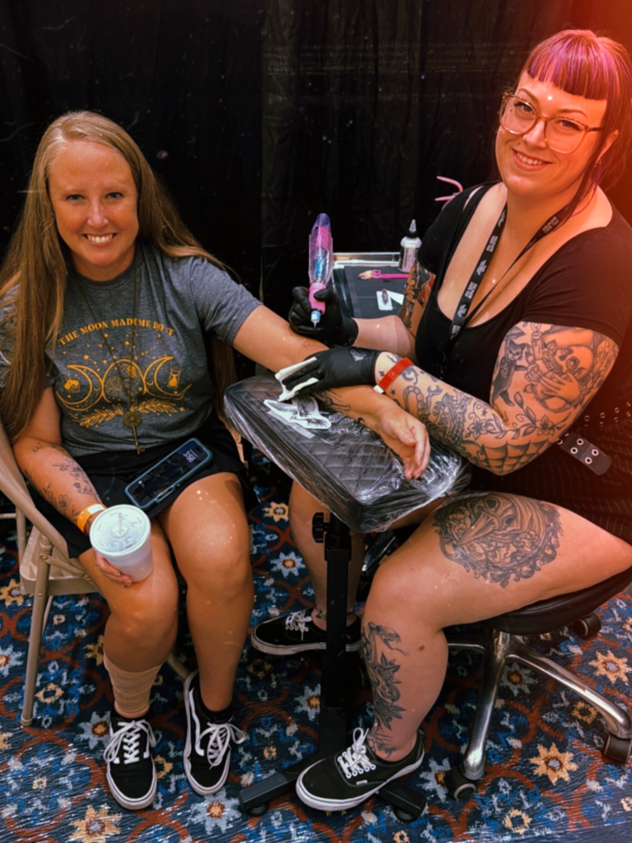 Leg tattoo American traditional tattoo on the leg by Keith Cromie