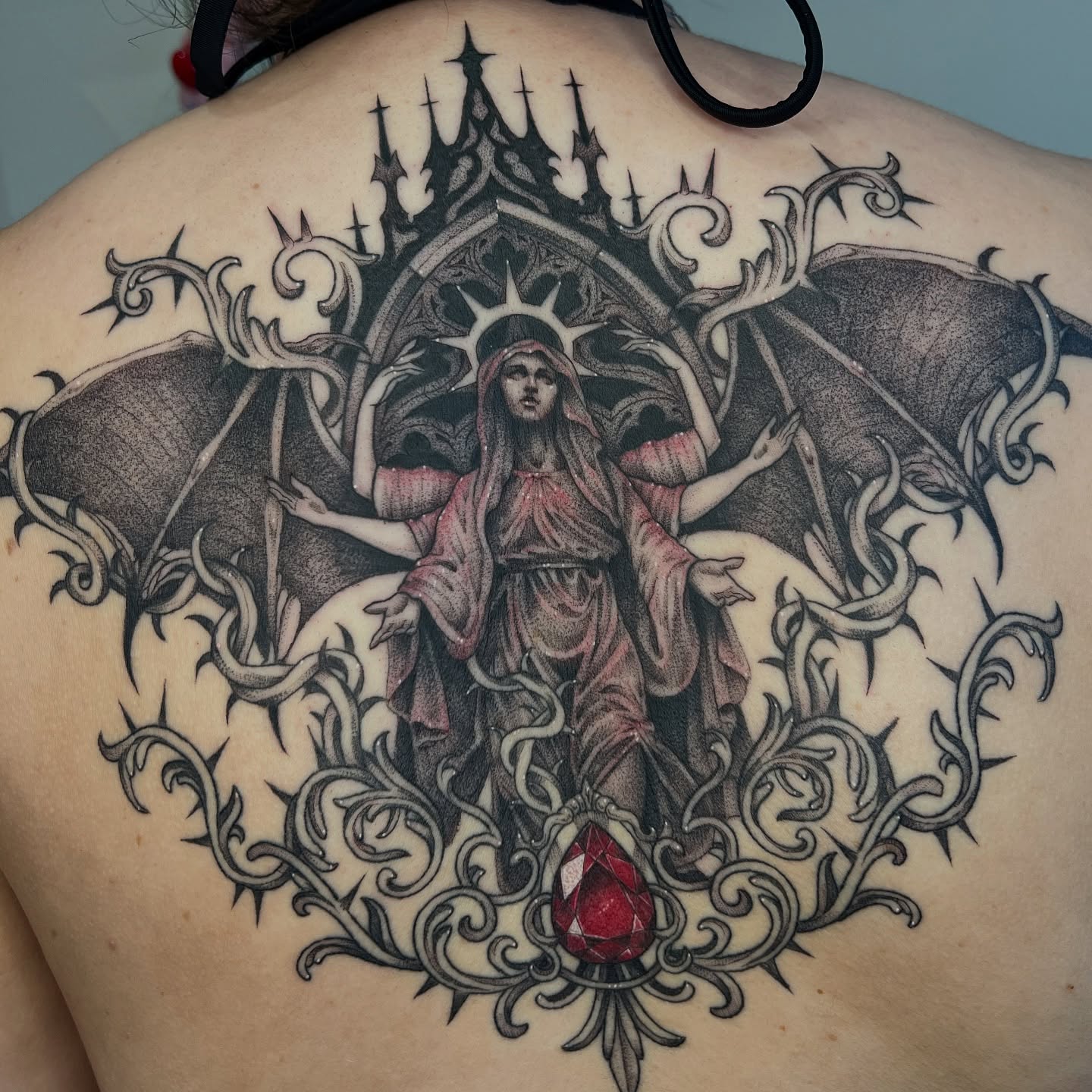 Tattoo by @toothfairytats — dark_realism, illustrative