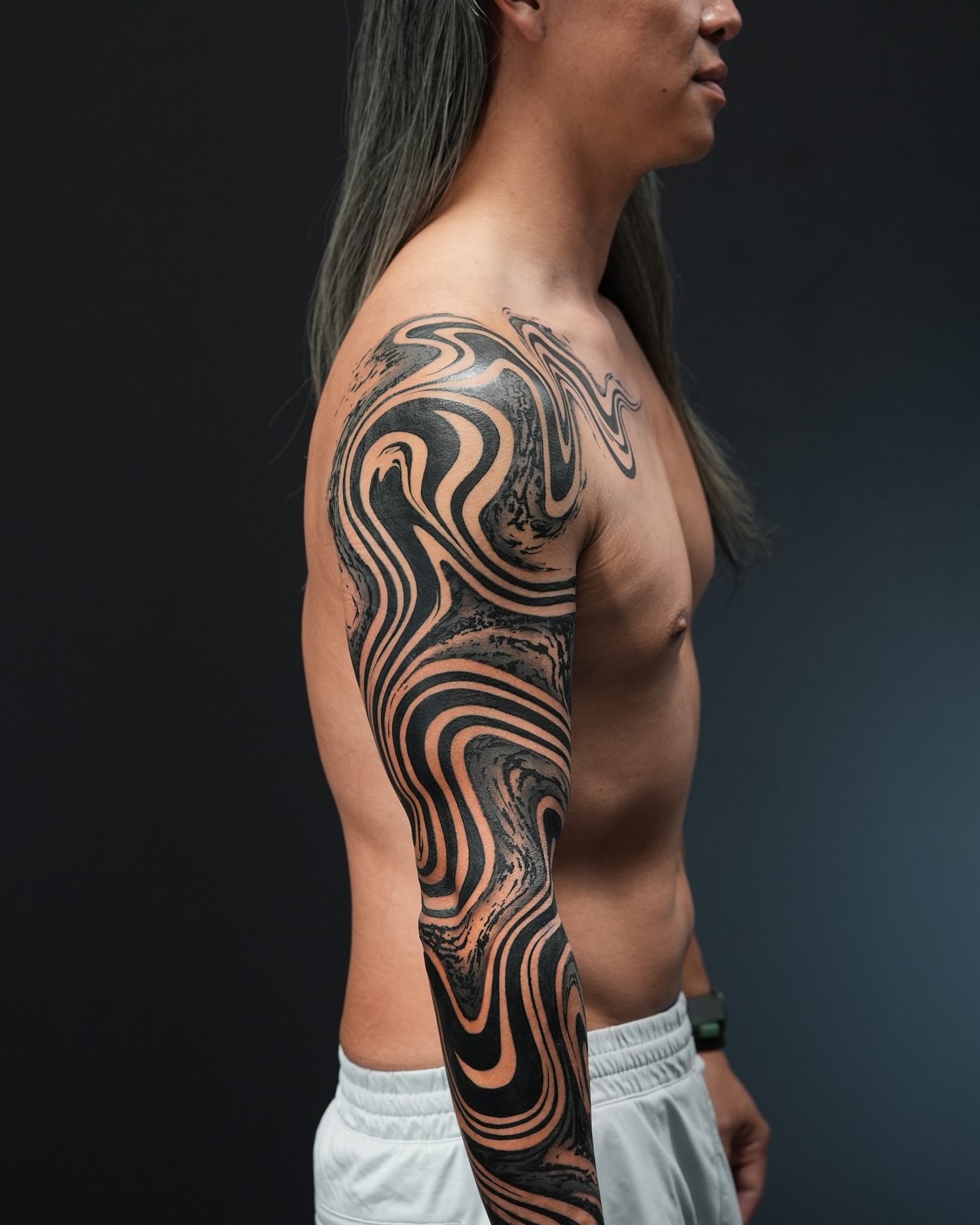 Tattoo by @katiemizuno — tribal