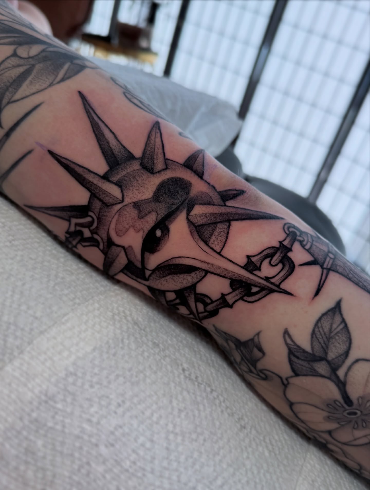 Tattoo by @lauren.tattoos — black_and_grey