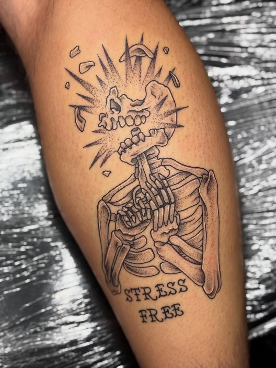 Tattoo by @no_caps_tattoo — chicano, black_and_grey