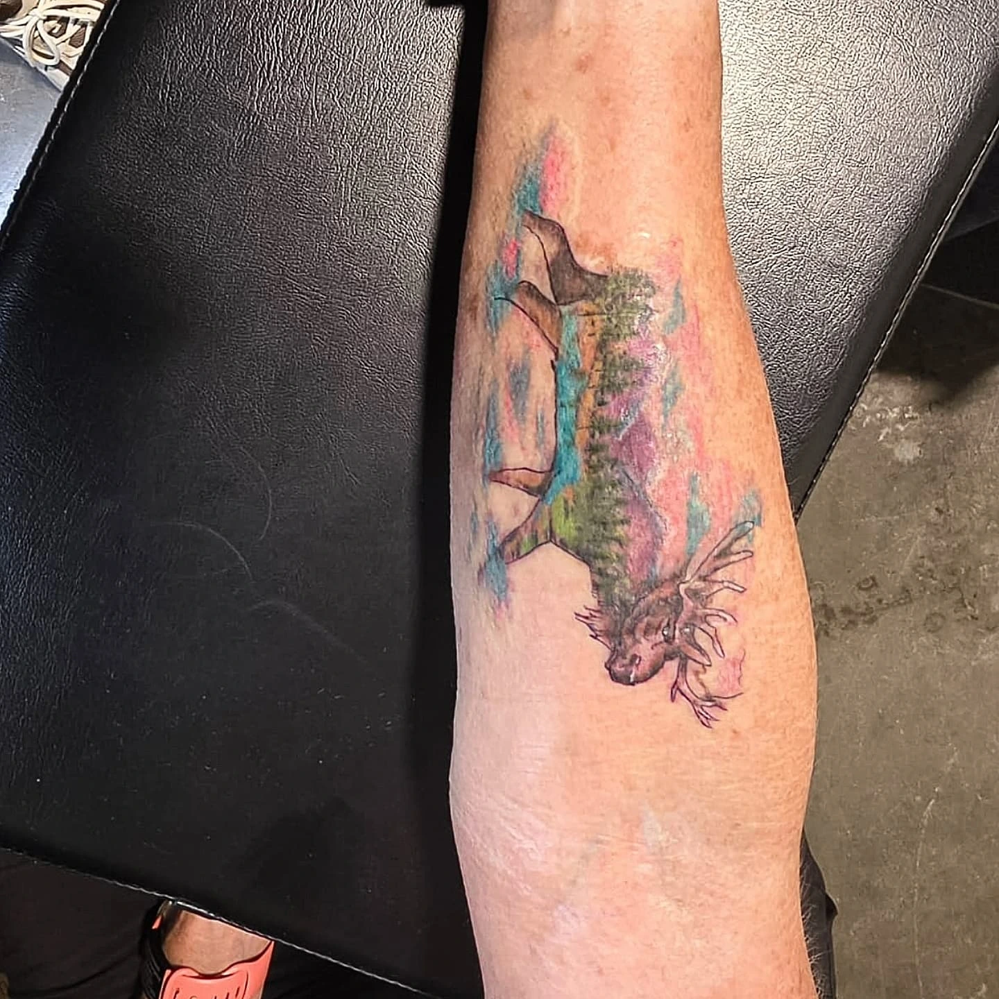 Tattoo by @veroinks — watercolor