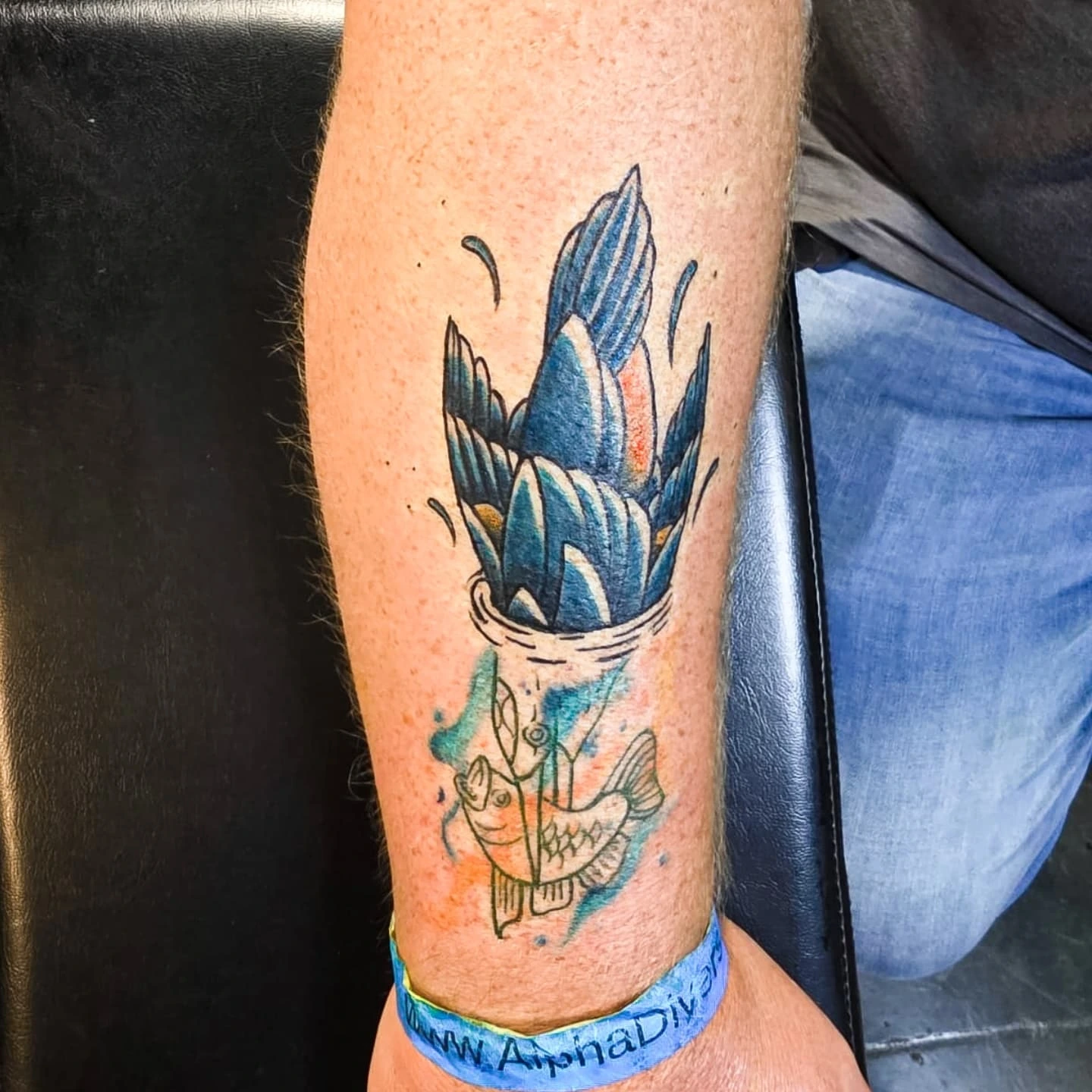Tattoo by @veroinks — watercolor