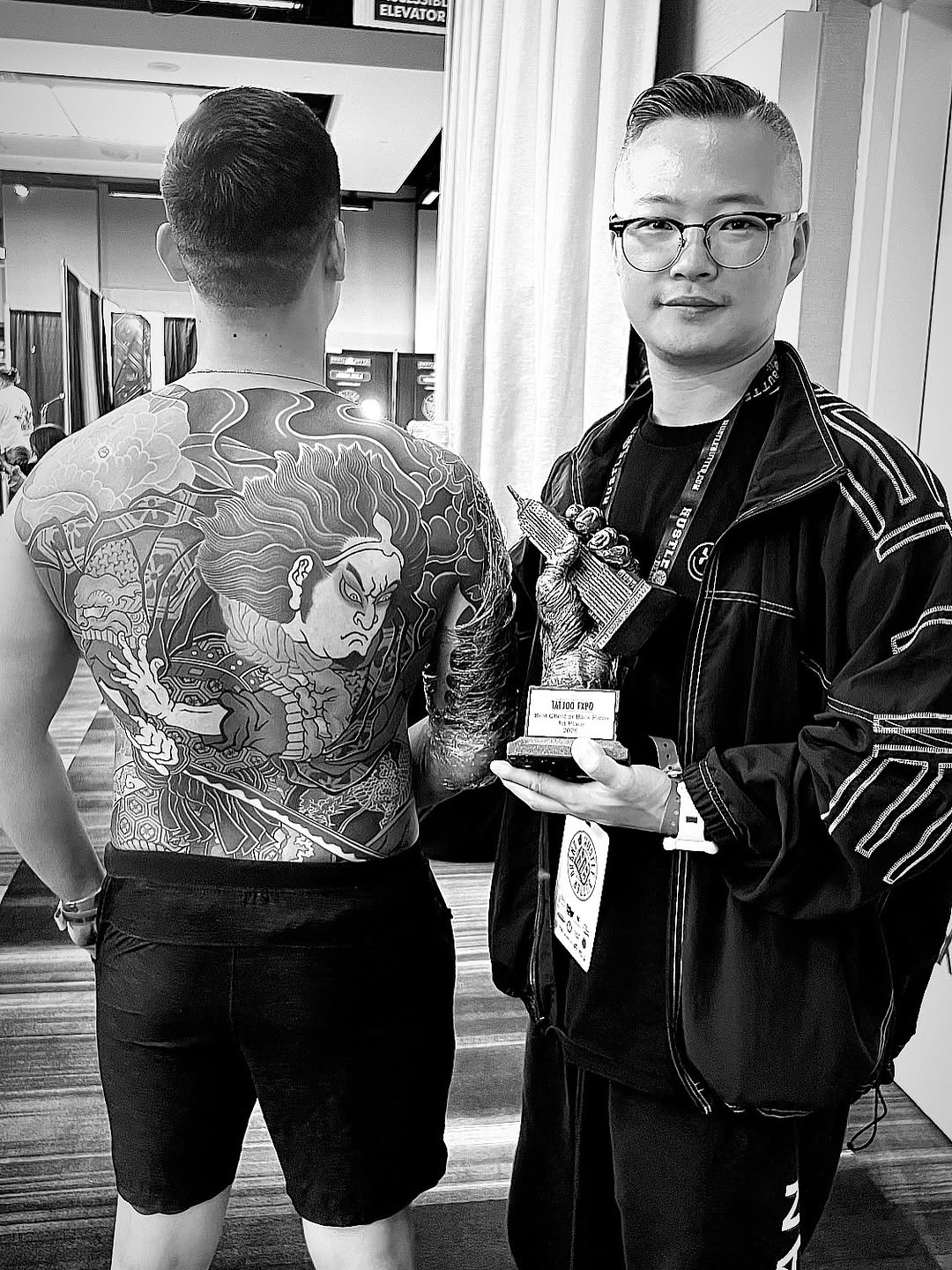 Tattoo by @chuntattoo — japanese_irezumi, black_and_grey