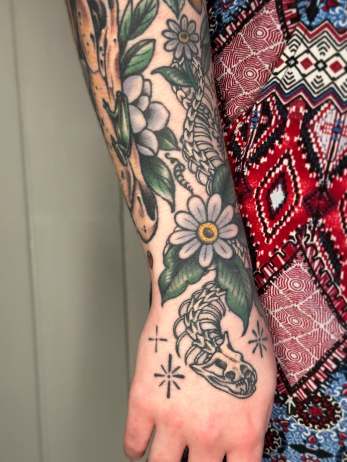 Tattoo by @meira_yael — american_traditional, dotwork