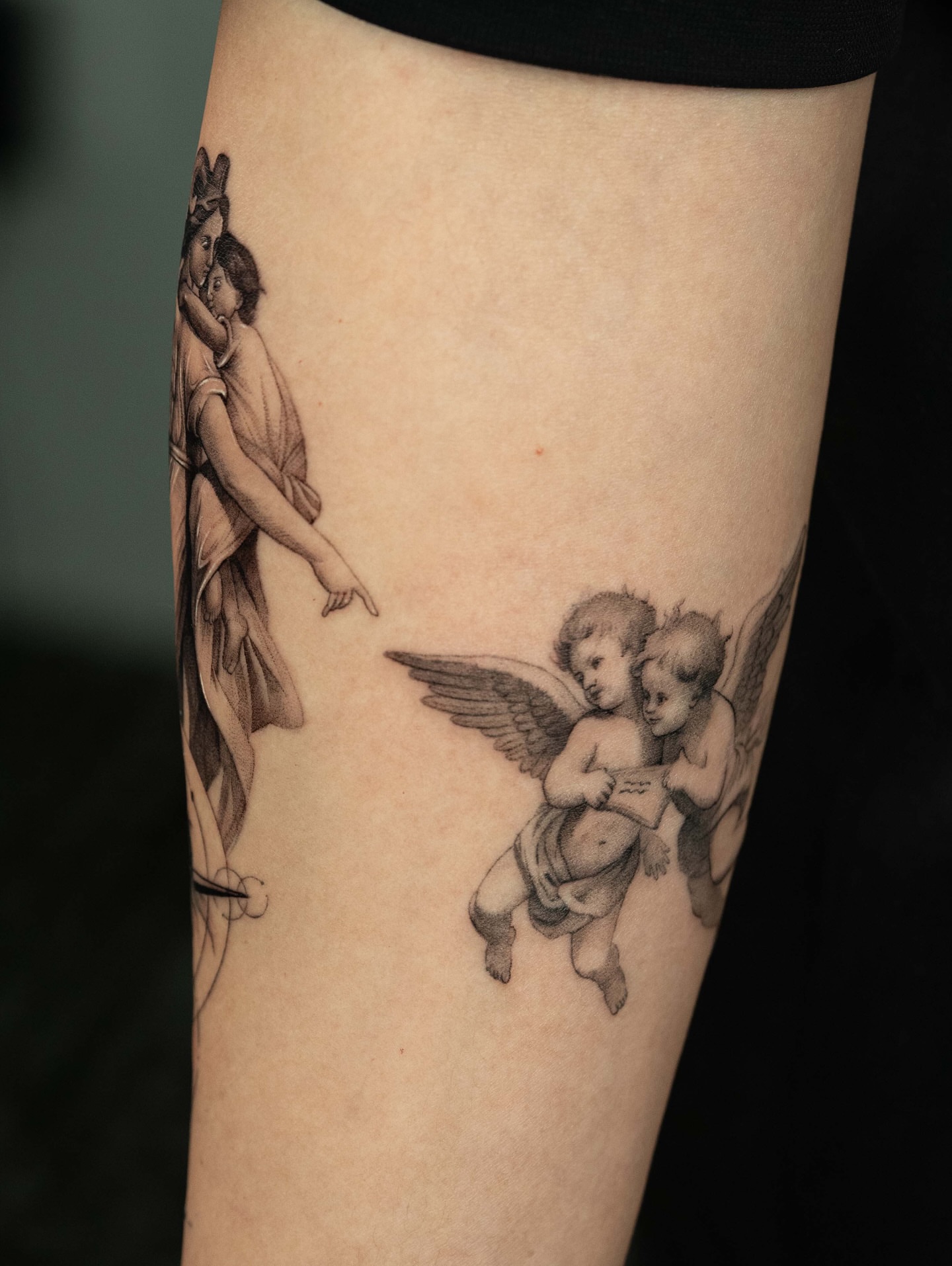 Tattoo by @2hou_tattooist — black_and_grey, realism