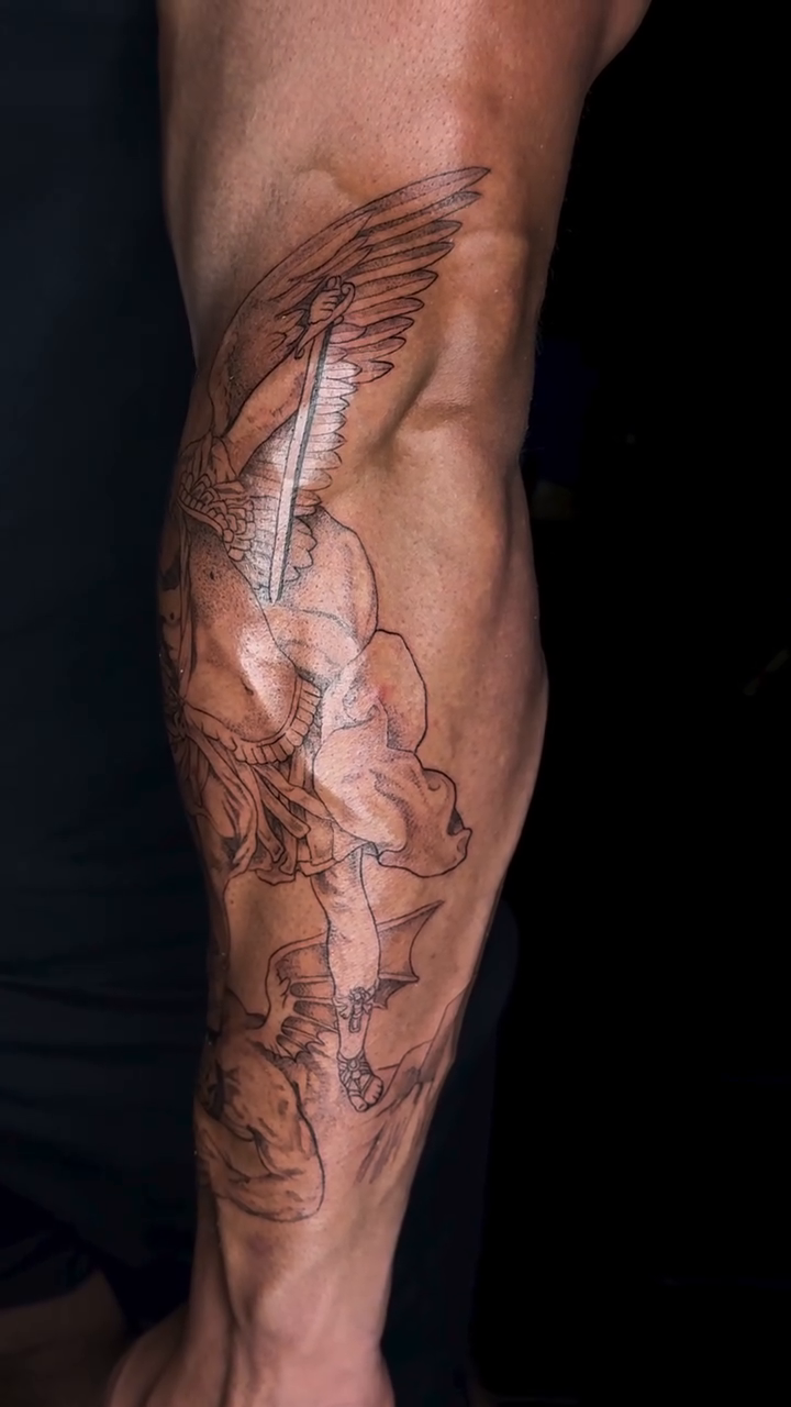 Tattoo by @tattooshananigans — japanese_irezumi, black_and_grey