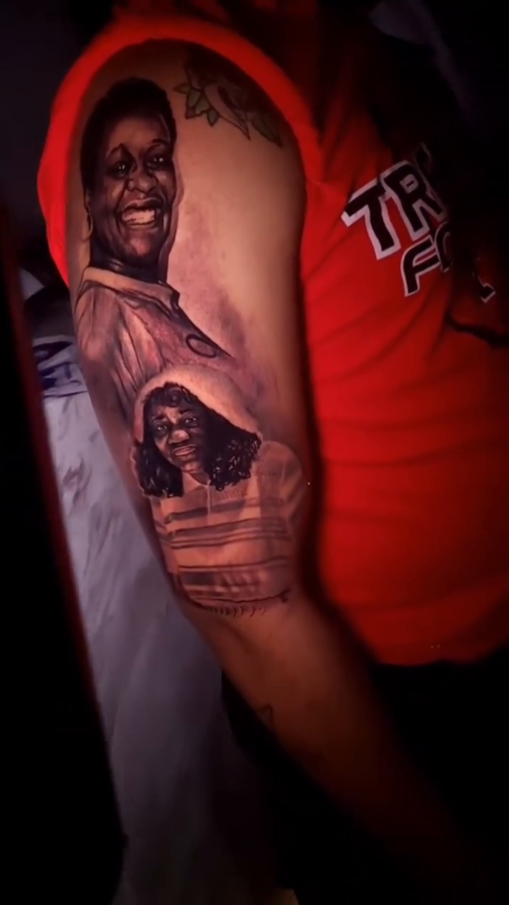 Woman and child realism tattoo by Xavier NYC TATTOO ARTIST