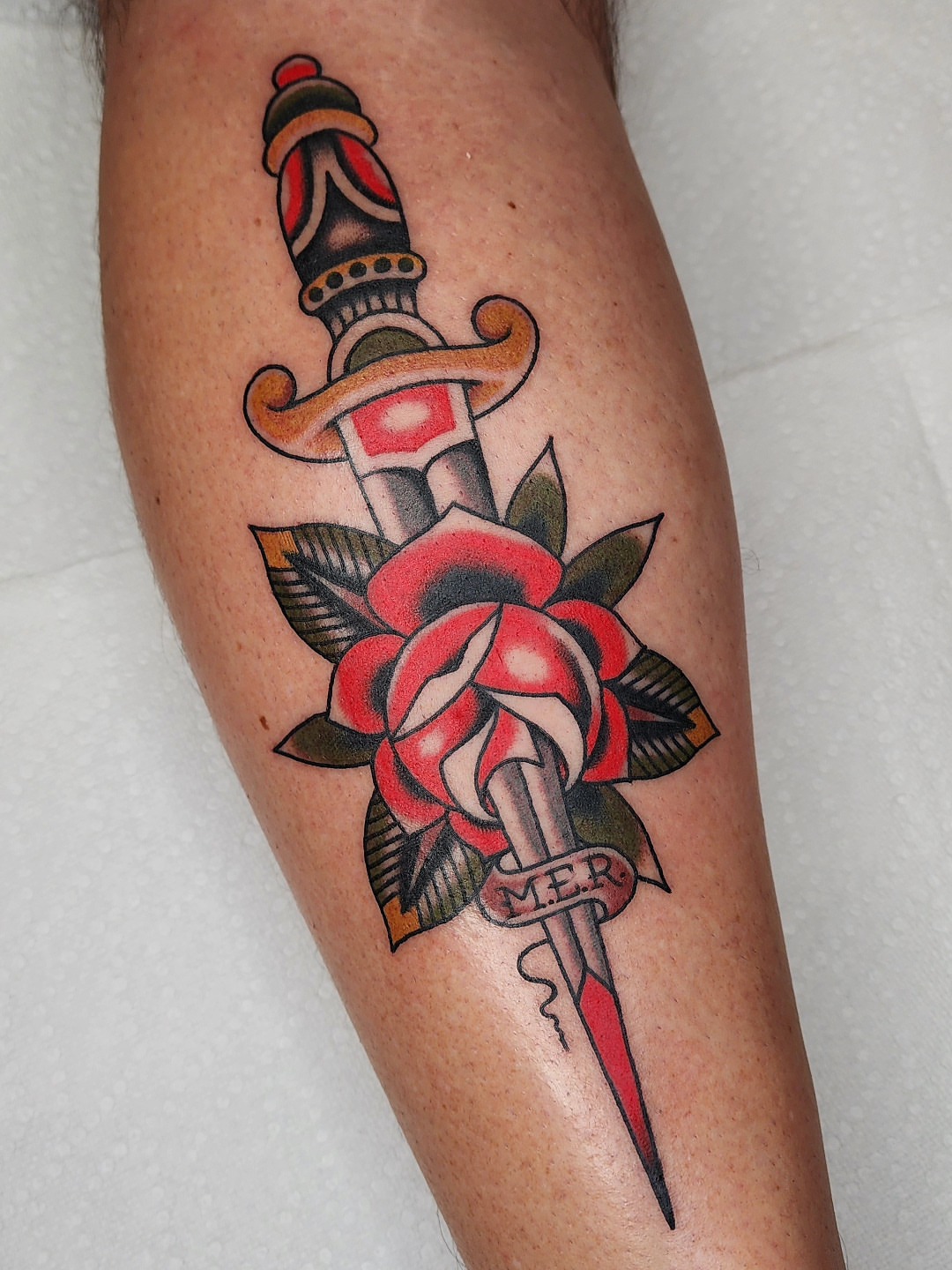 Tattoo by @adambarnestattooer โ american_traditional