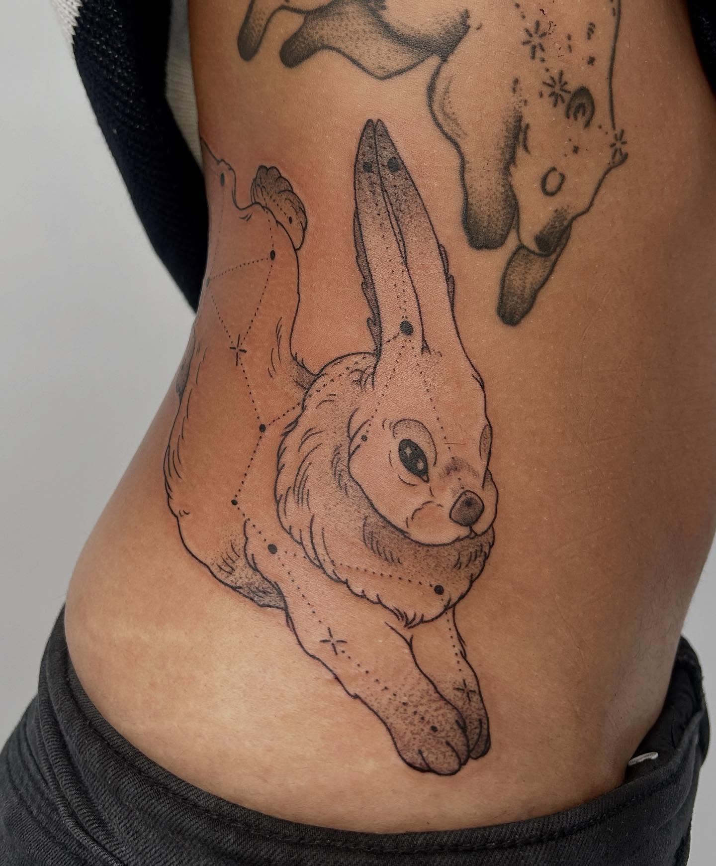 Tattoo by @notmarytattoos — dotwork