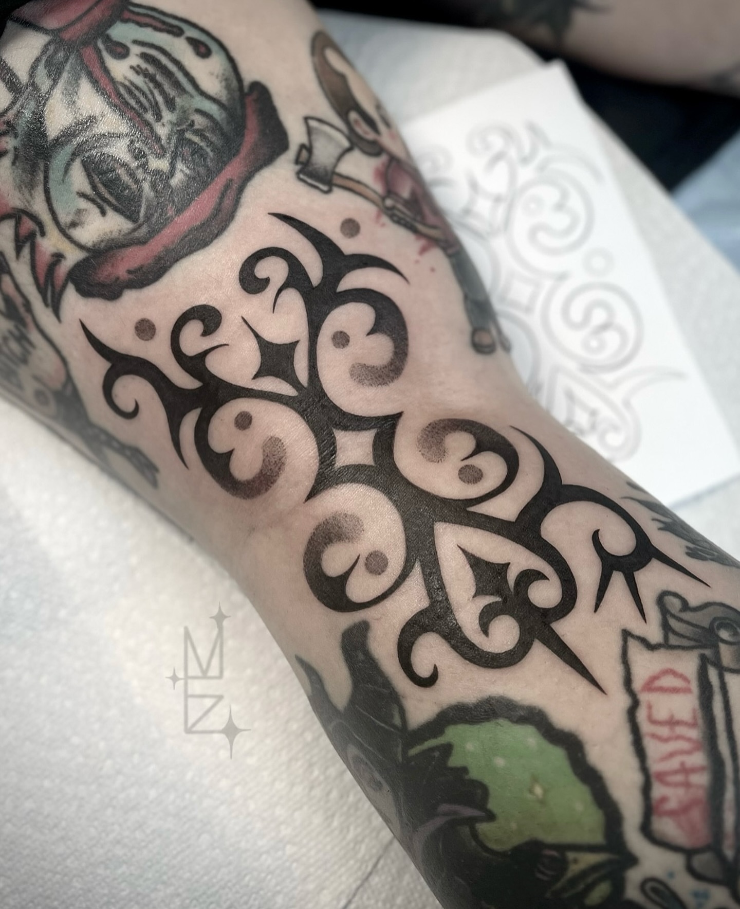 Tattoo by @maya_zink — tribal