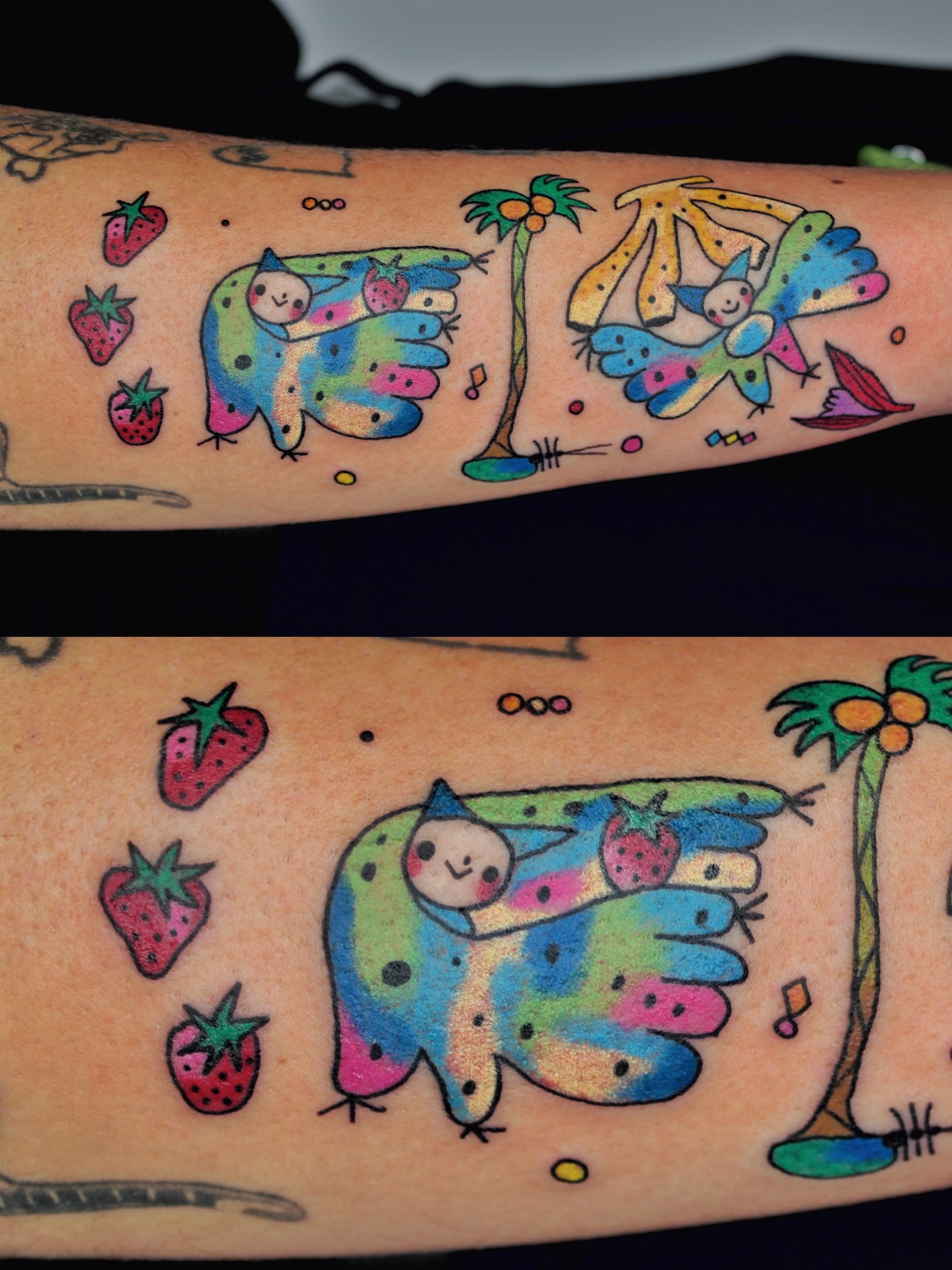 Tattoo by @youniseaweed — new_school, illustrative