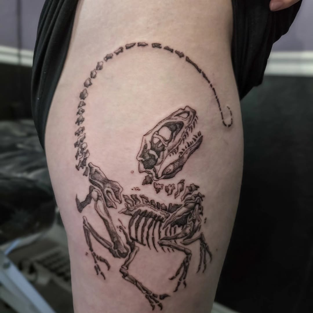 Tattoo by @quiet_rebel_artistry โ realism, black_and_grey