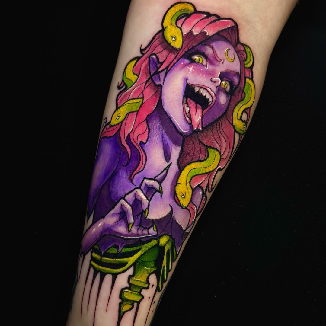 Tattoo by @zenfullart β new_school, anime