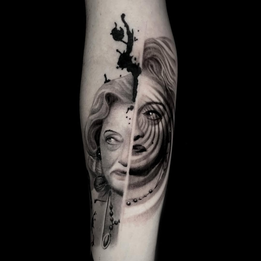 Tattoo by @nickjonestattoos — realism, black_and_grey