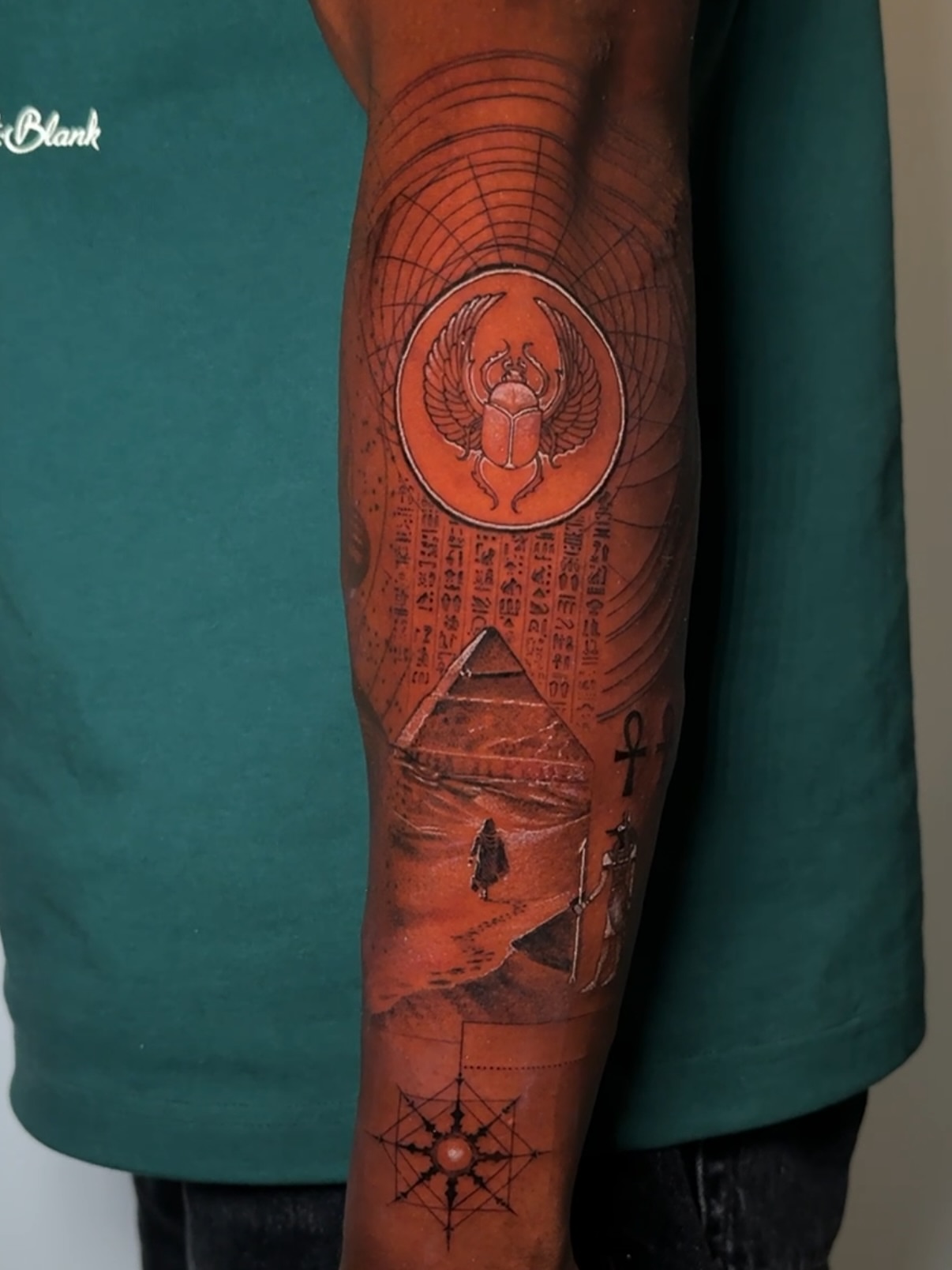 Tattoo by @everonwardink — geometric, dotwork