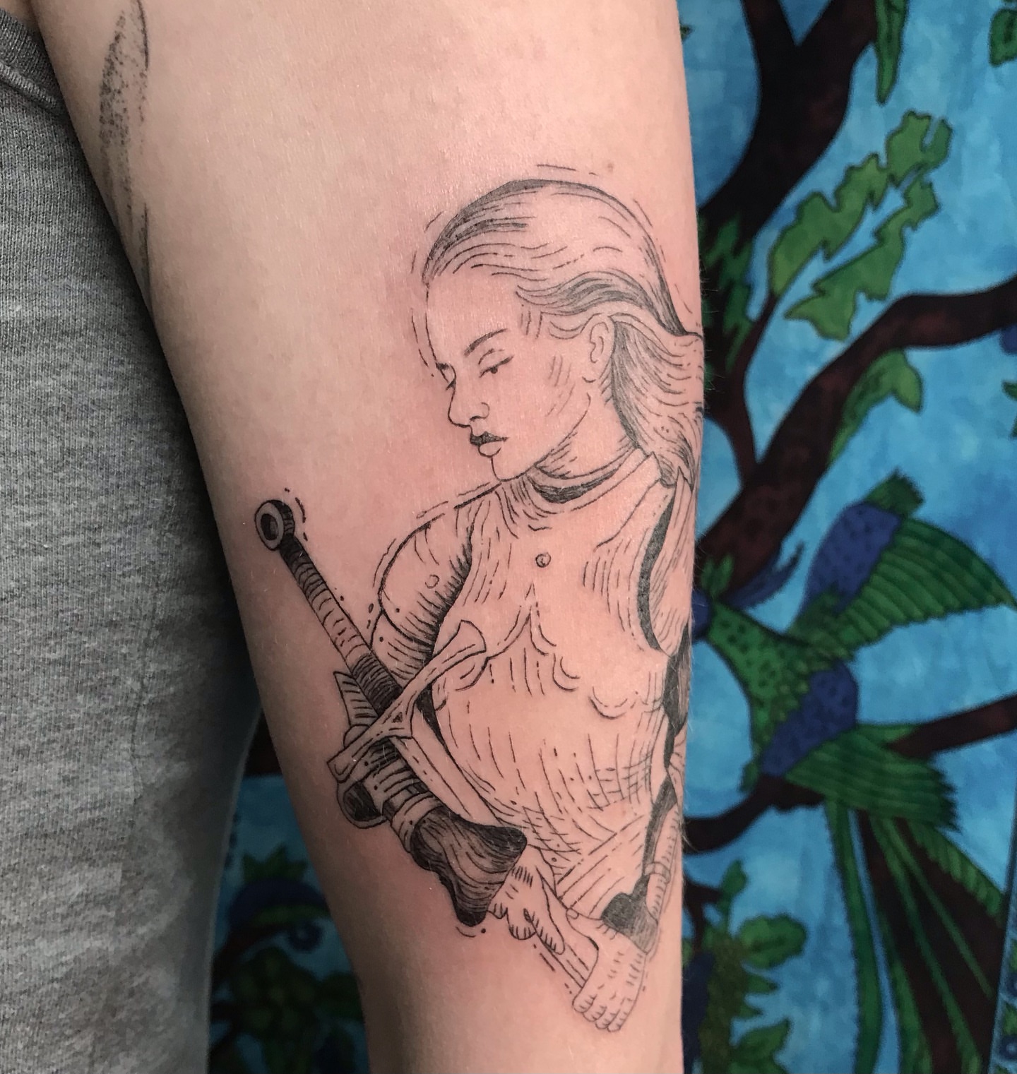 Tattoo by @talia_tattoo_ — black_and_grey
