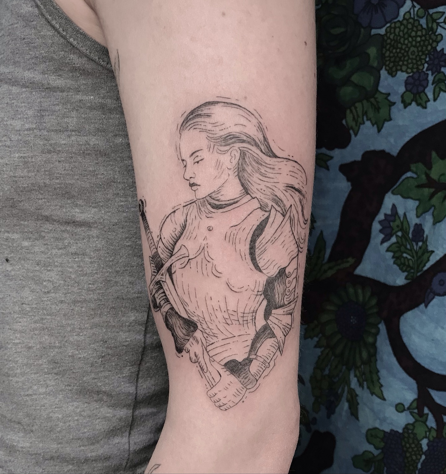 Tattoo by @talia_tattoo_ — black_and_grey