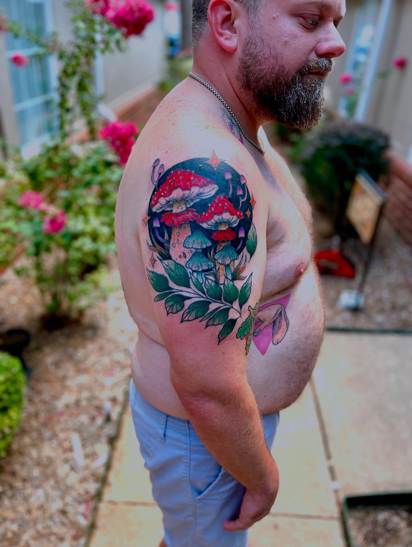 Tattoo by @jddoestattoos — dotwork