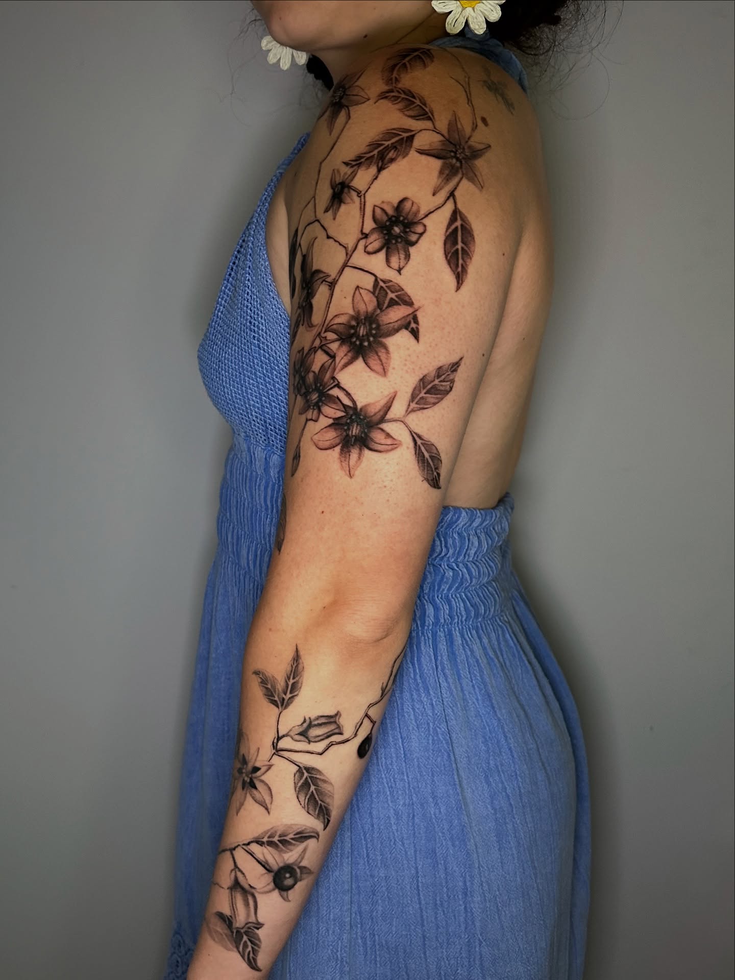 Tattoo by @babybella.tattoos — black_and_grey