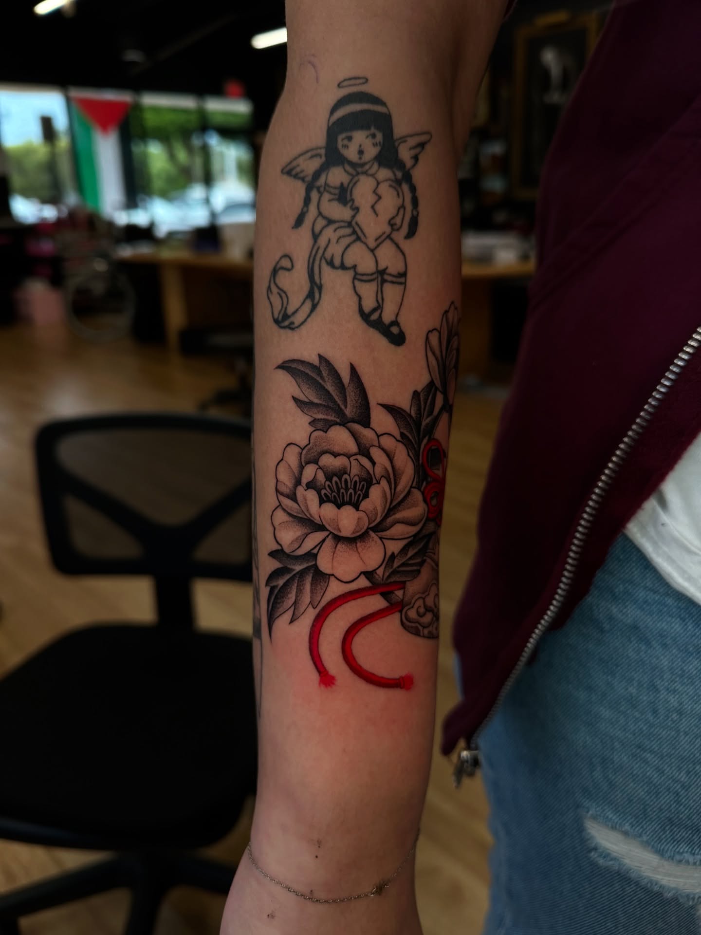 Tattoo by @mortatattoos β black_and_grey