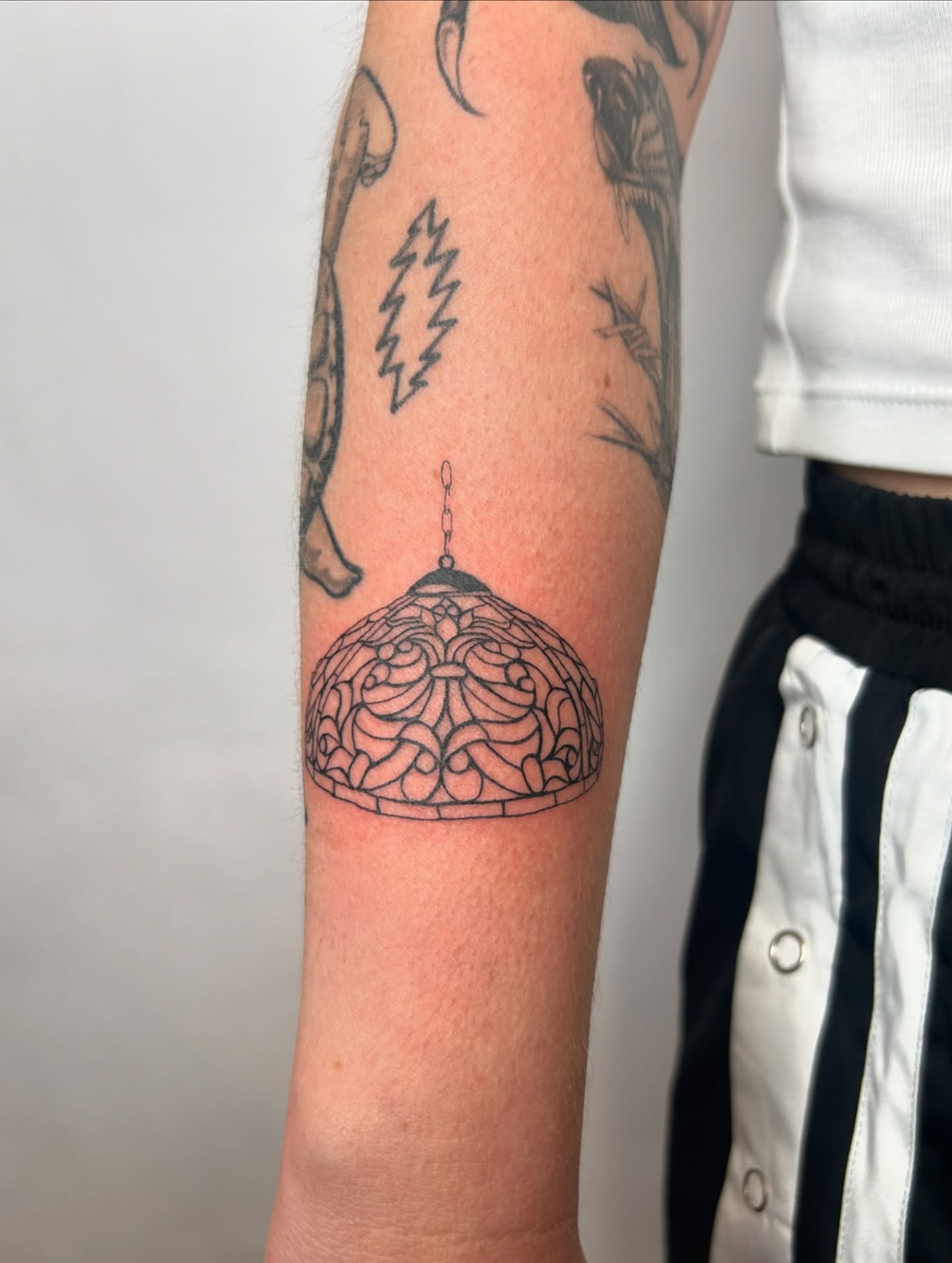 Tattoo by @lampladytattoos — black_and_grey