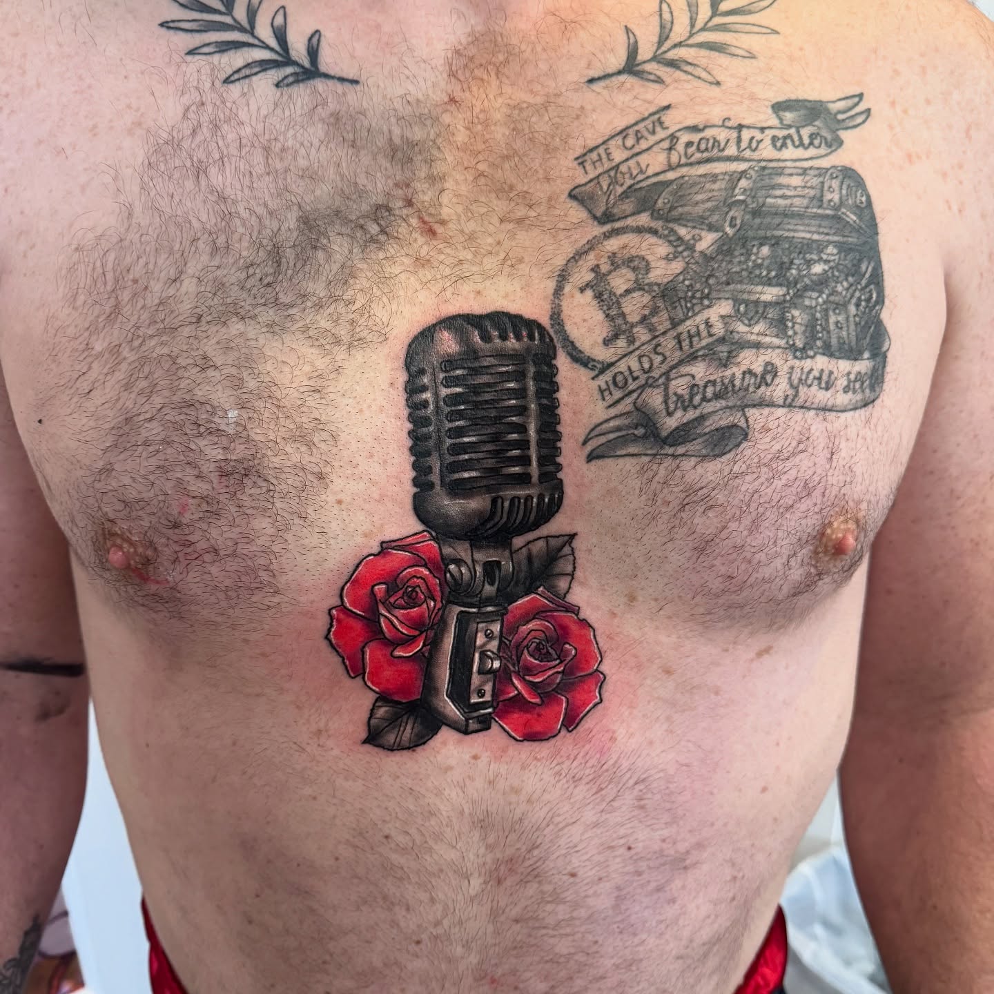 Tattoo by @cody_mooretattoos — black_and_grey