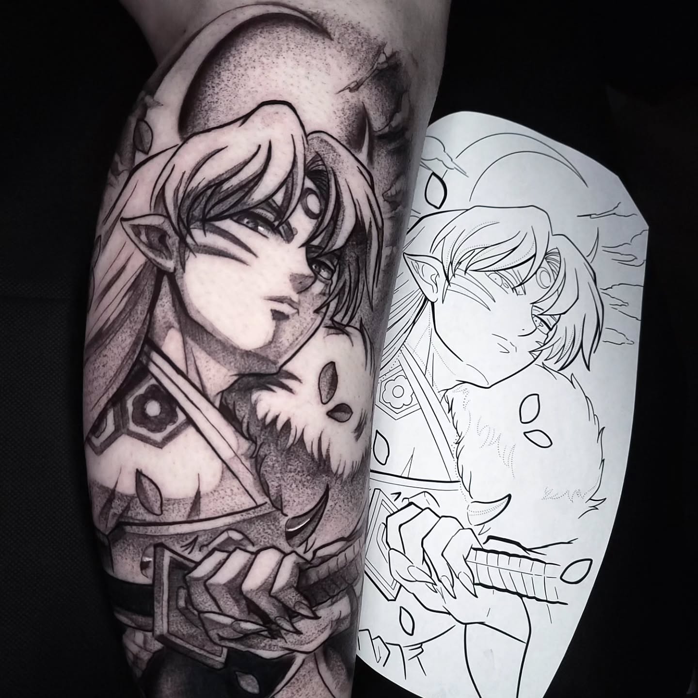 Tattoo by @m.truthtattoos β dotwork, black_and_grey