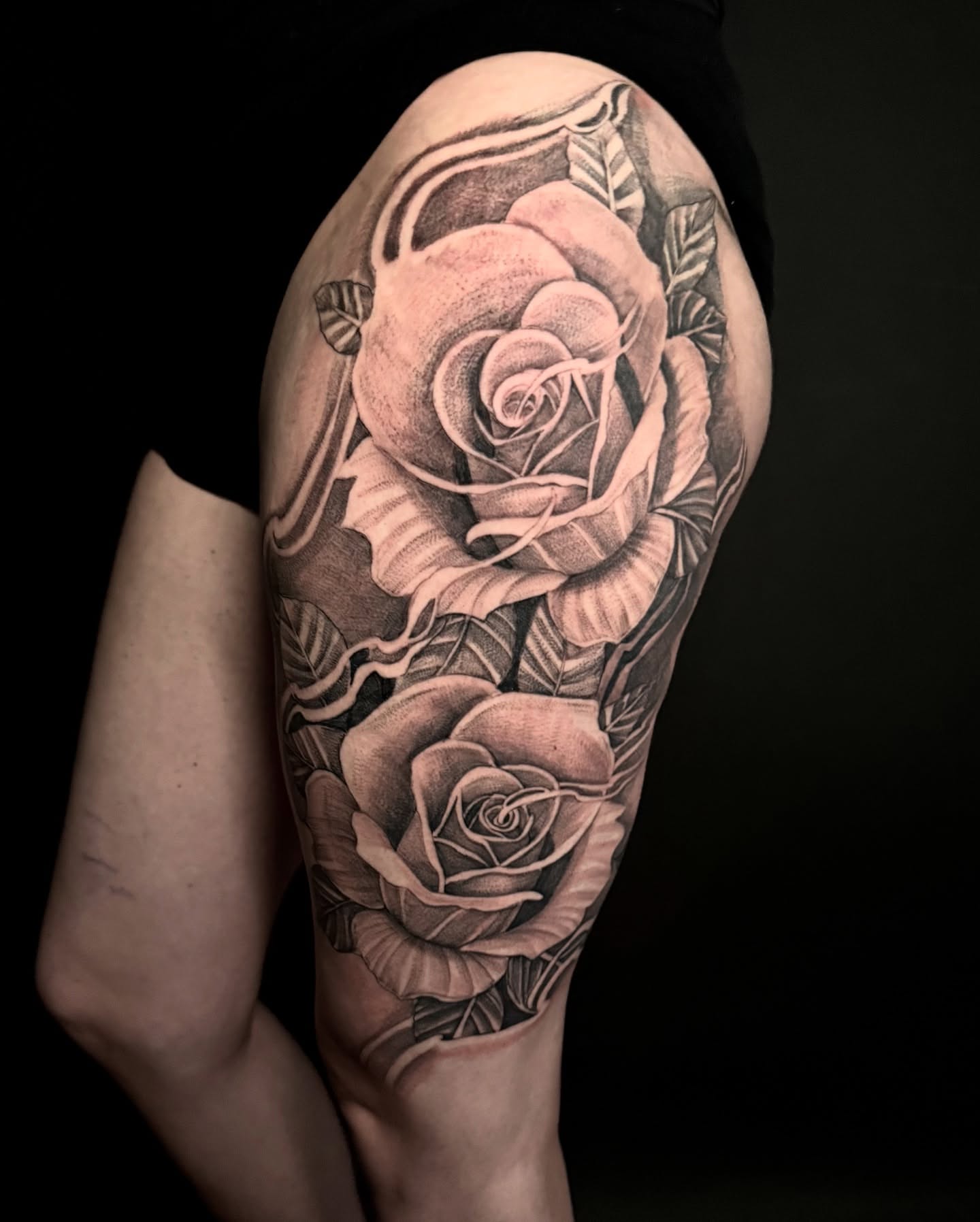 Tattoo by @tainotattoos β black_and_grey, realism
