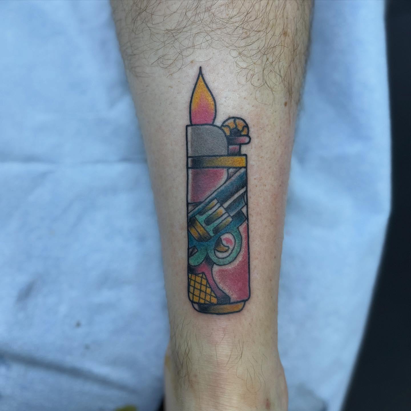 Tattoo by @thestraytats — geometric