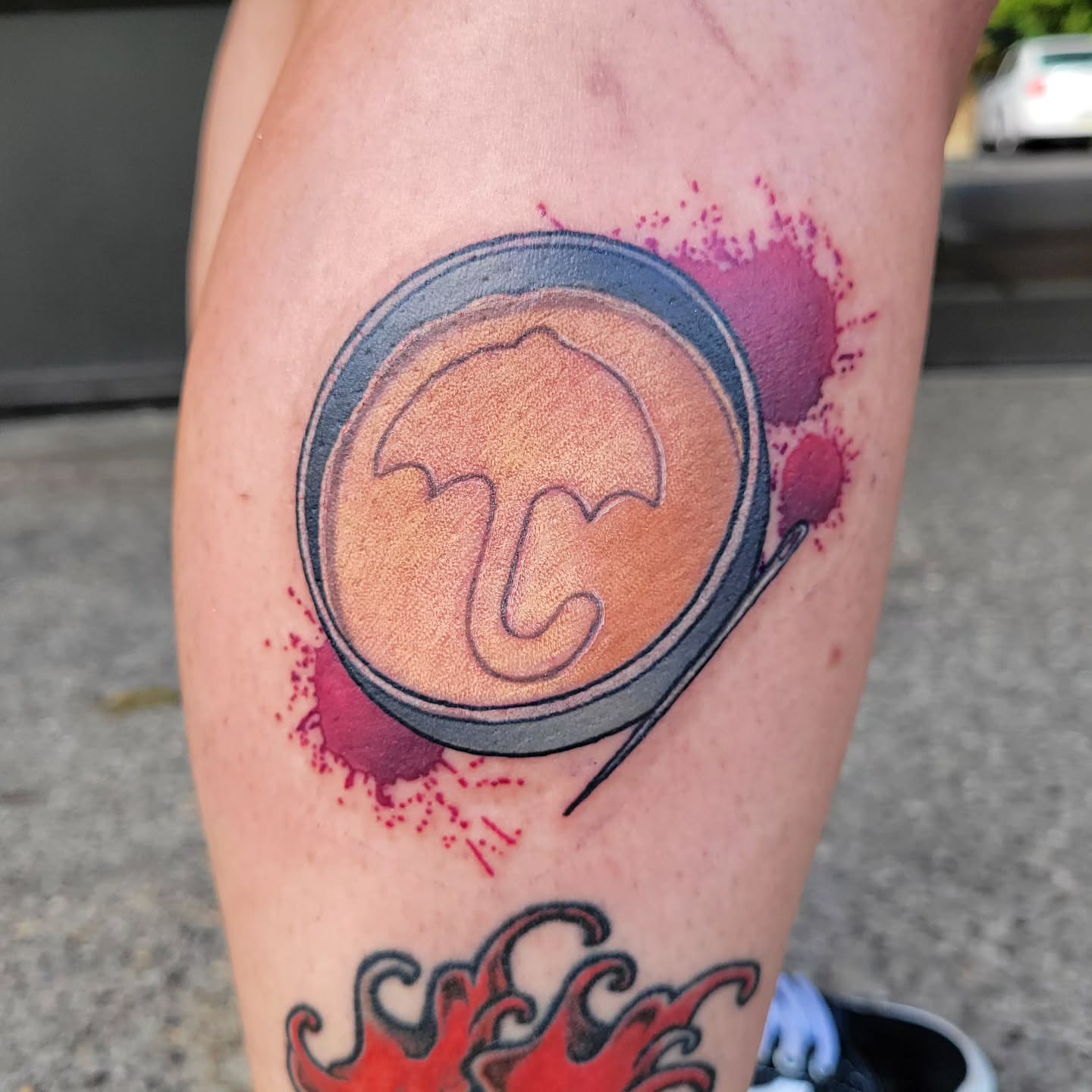 Tattoo by @jessicacz_tattoos — watercolor