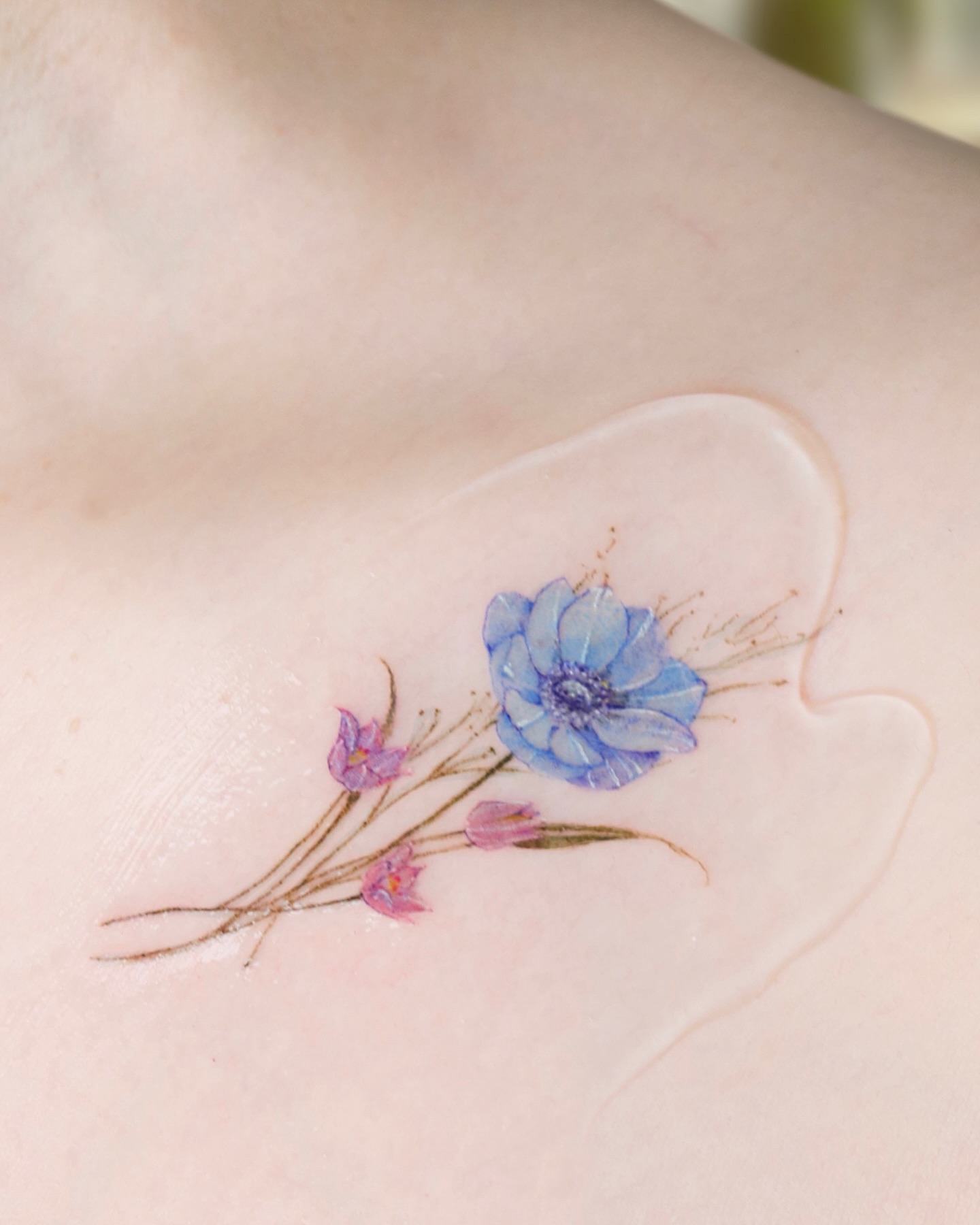 Tattoo by @honi_tattoo — watercolor