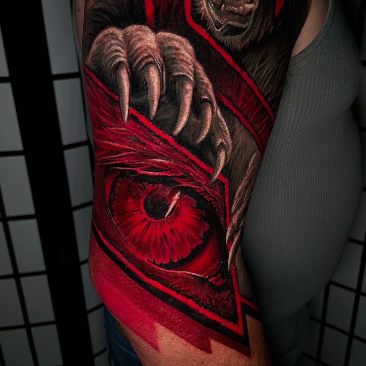 Tattoo by @tylerbowlingtattoos — realism, dark_realism