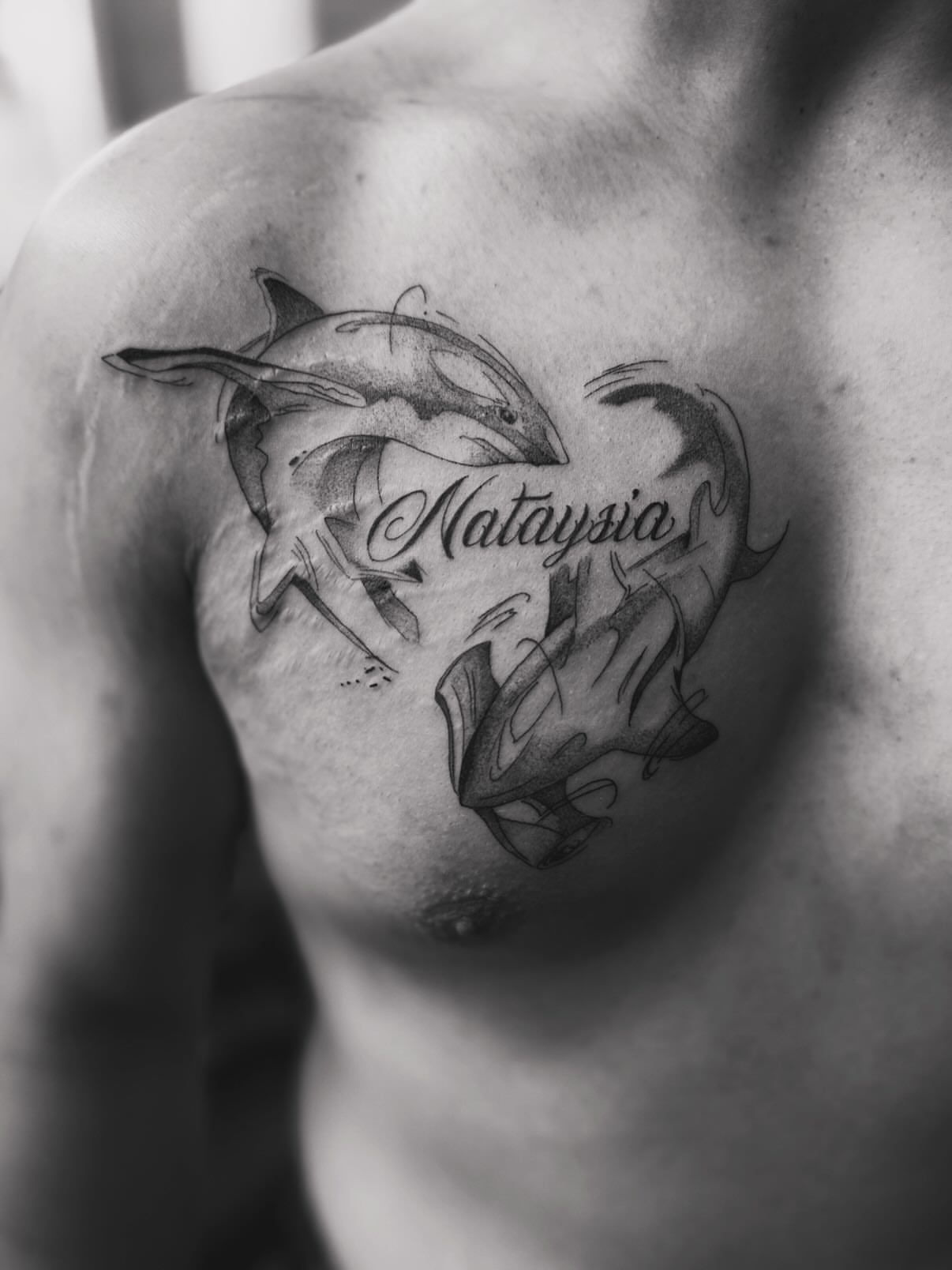 Tattoo by @mgm.tatz — black_and_grey