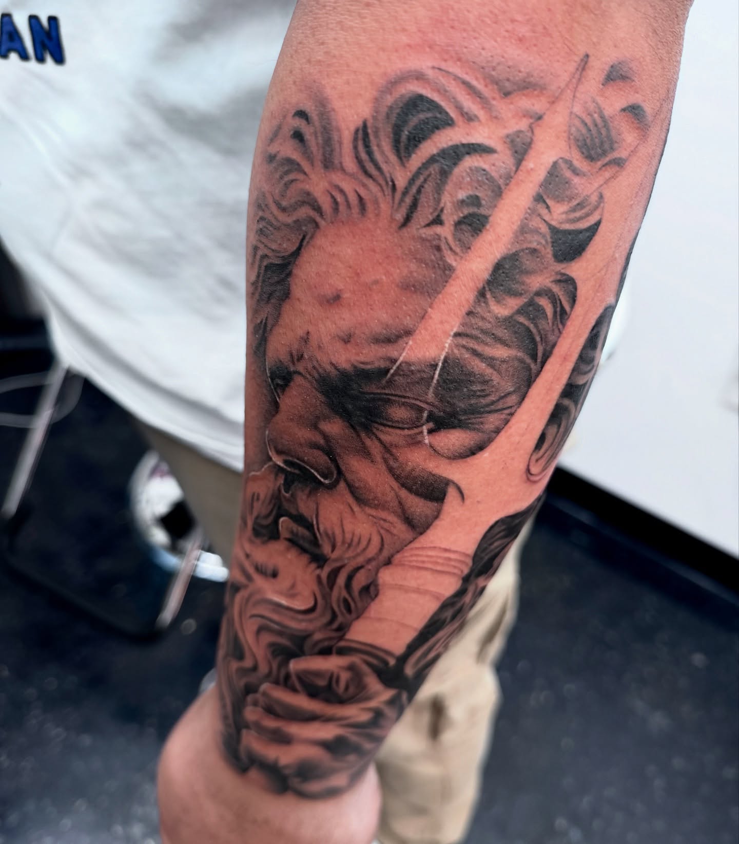 Tattoo by @zelik.w — black_and_grey