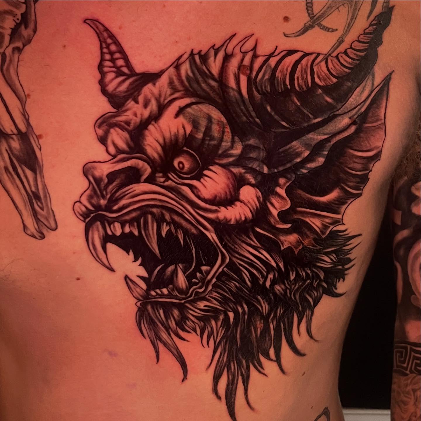 Tattoo by @rxbbbit โ black_and_grey