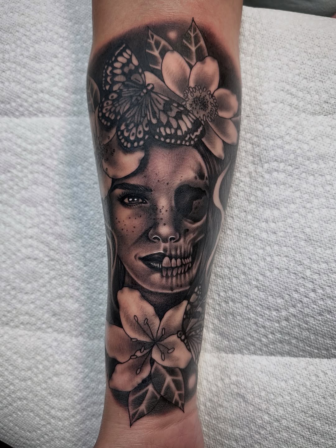 Tattoo by @tattoos_by_compton โ black_and_grey, realism