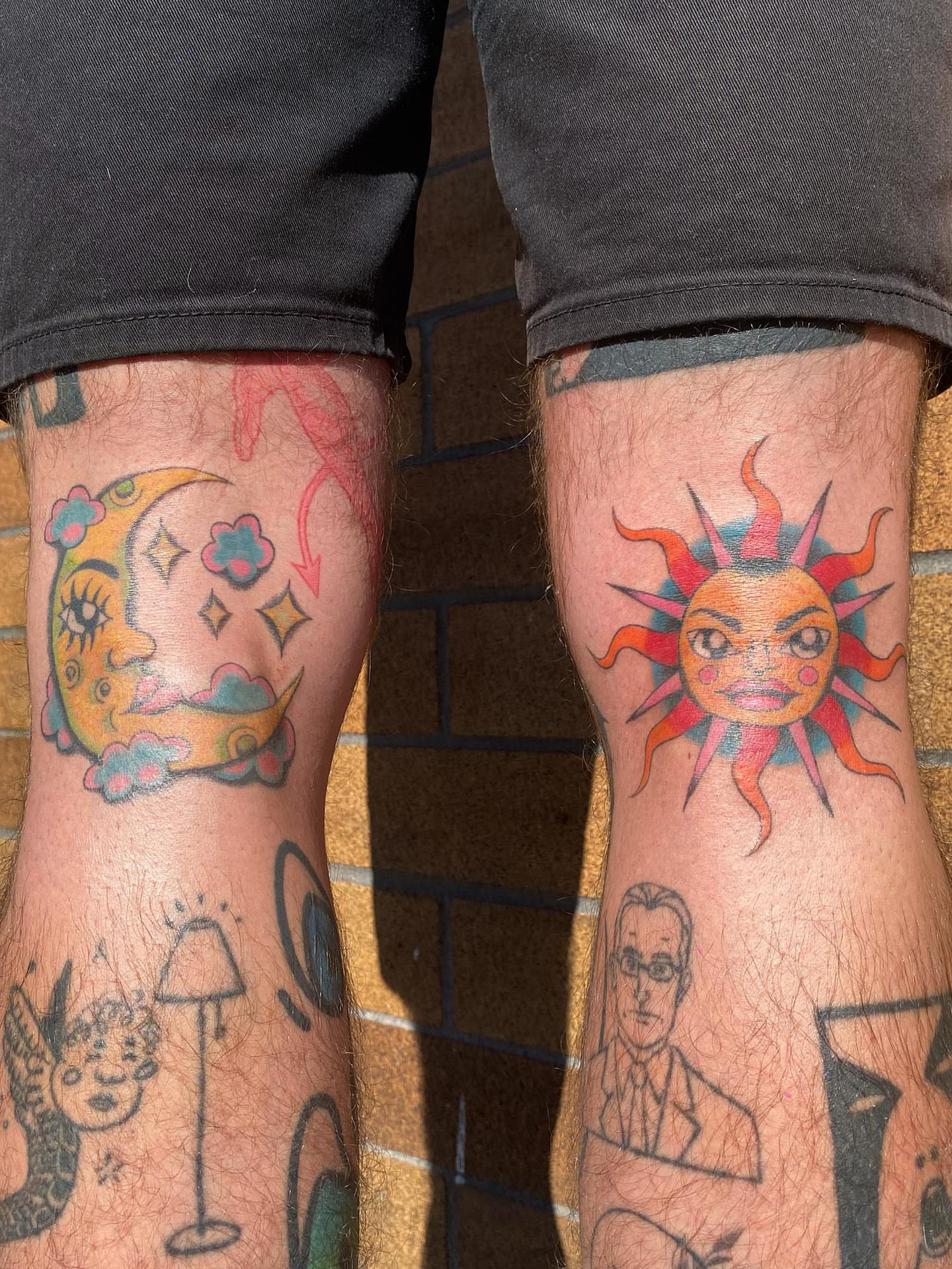 Tattoo by @armpitfreak — american_traditional, dotwork