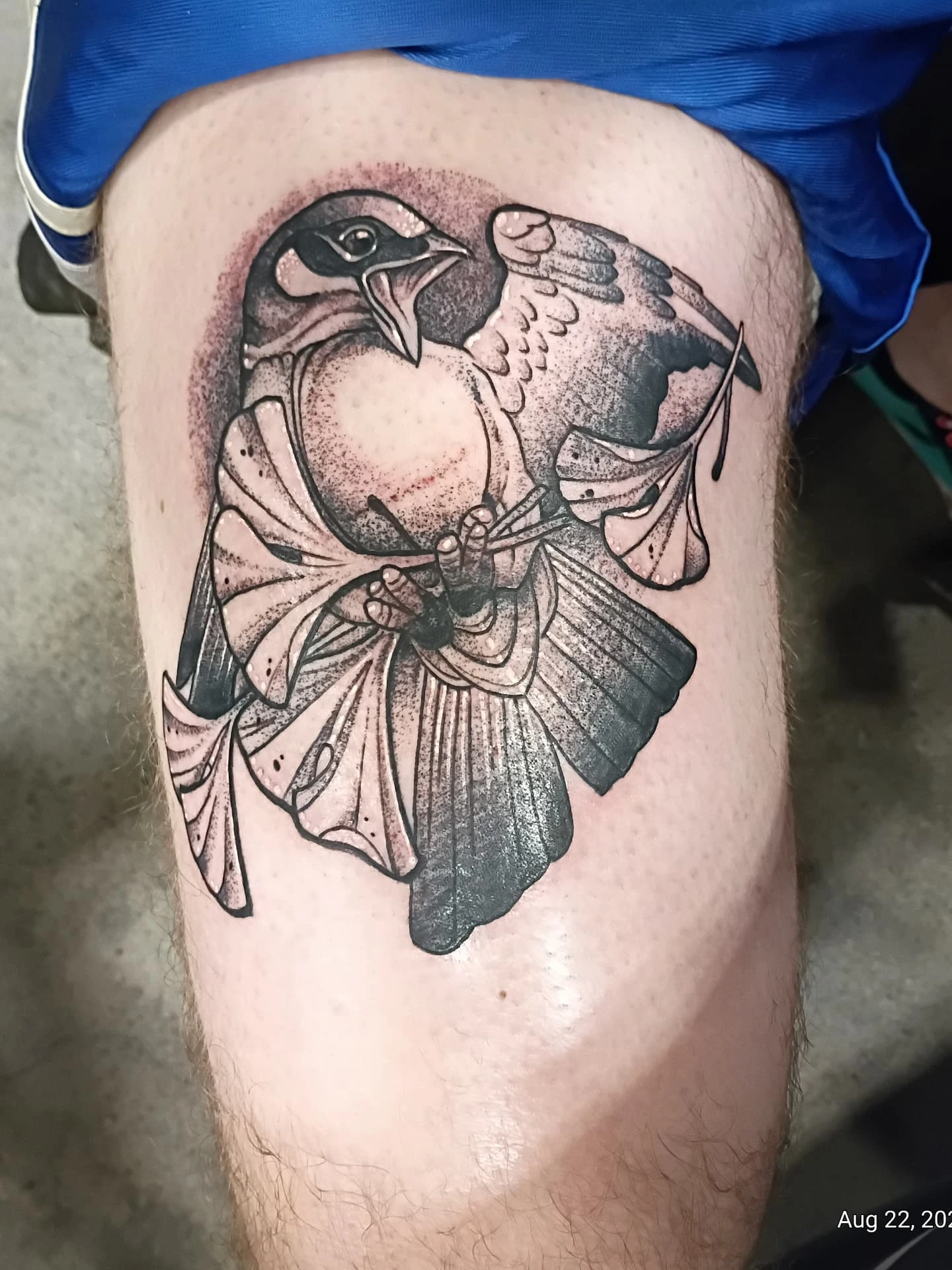 Tattoo by @andrewwatkinstattoos — dotwork