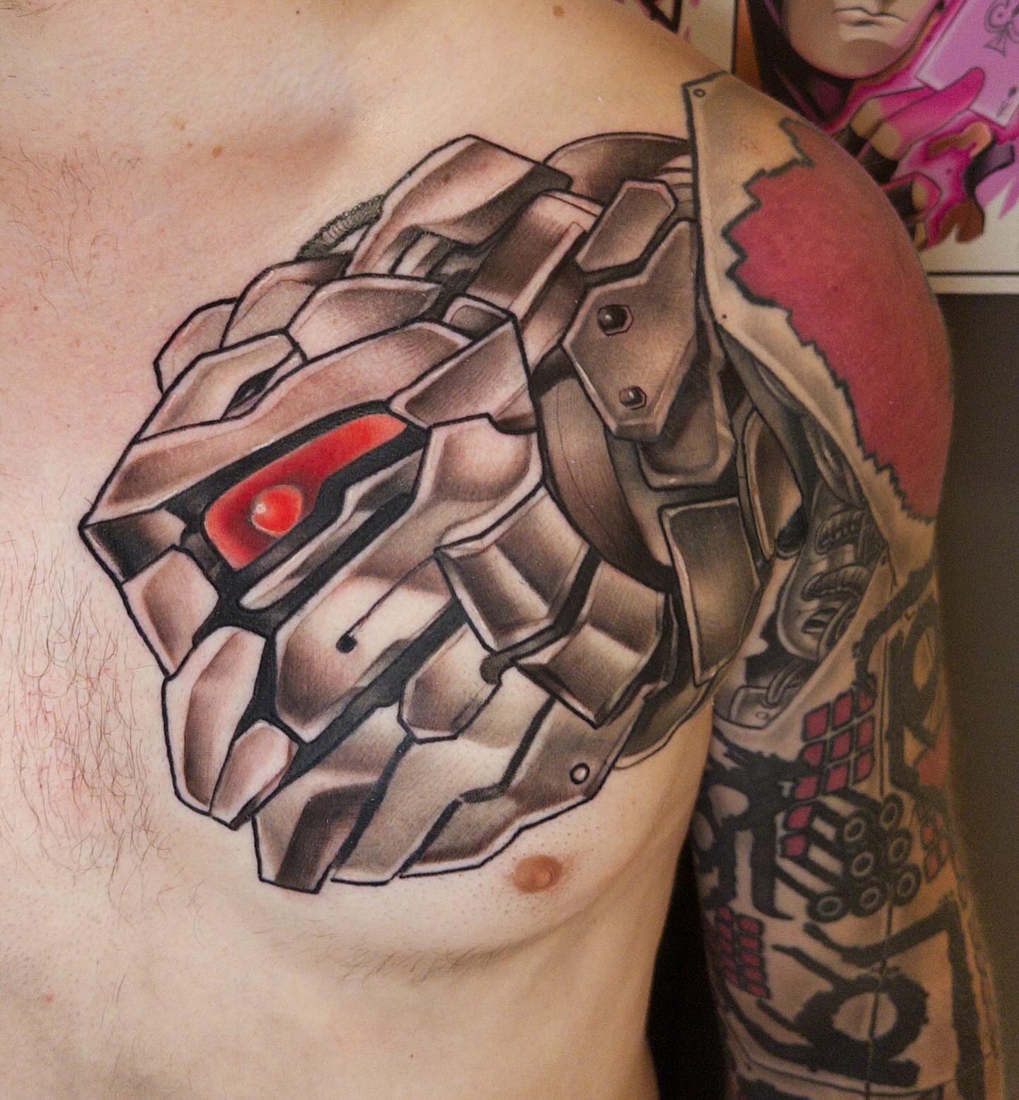 Tattoo by @bigbonedgnome — geometric