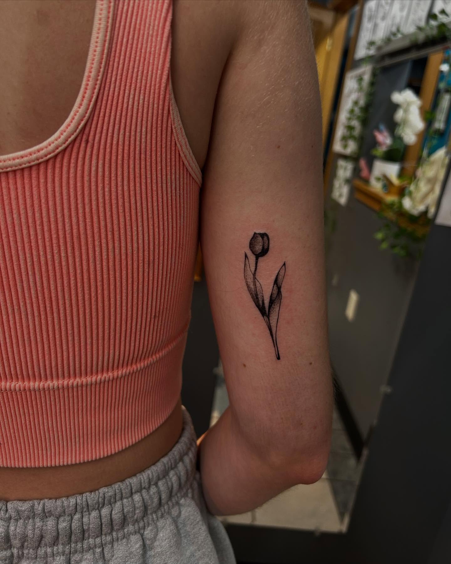 Tattoo by @maddiedoestattoos — dotwork