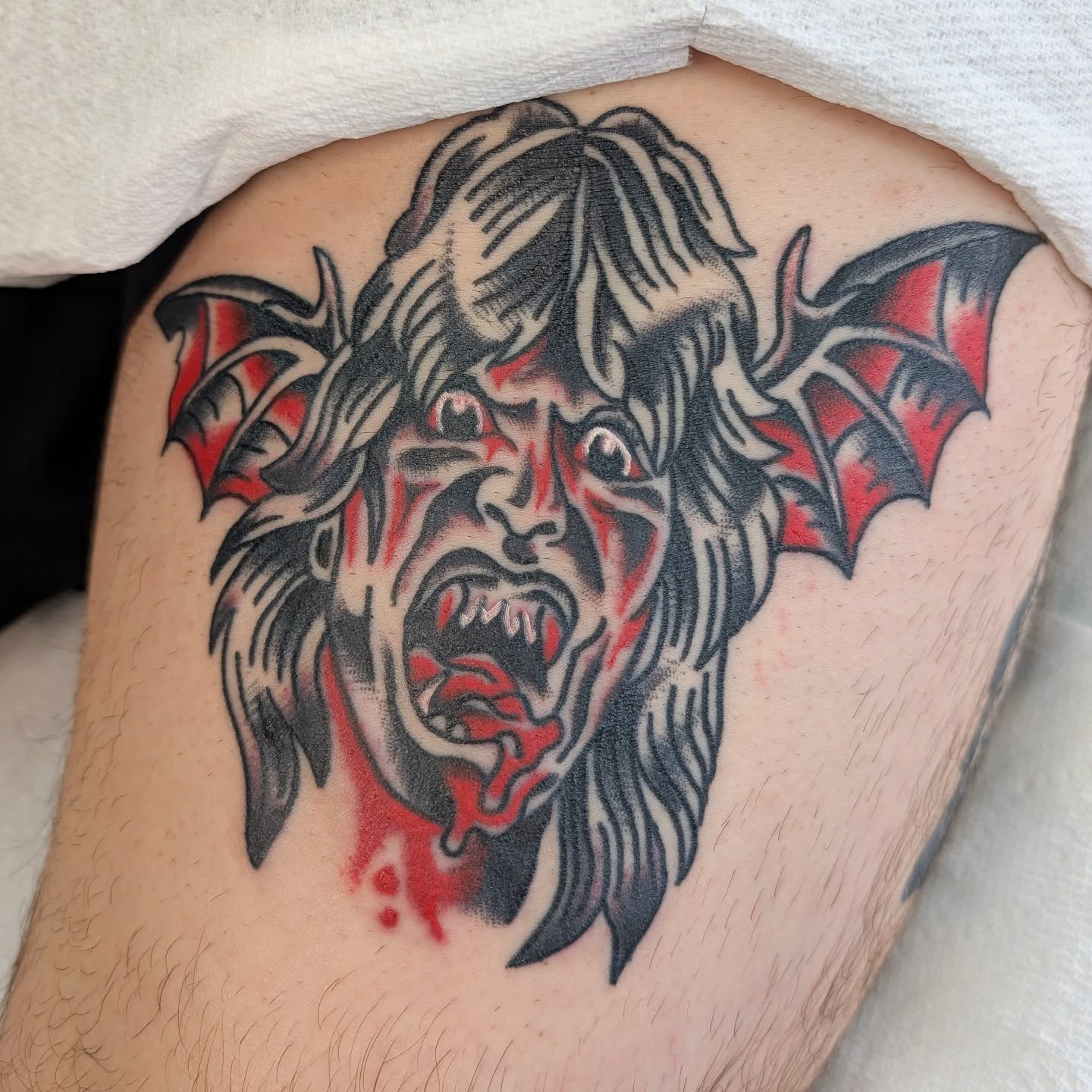 Tattoo by @pybilodeau — dark_realism