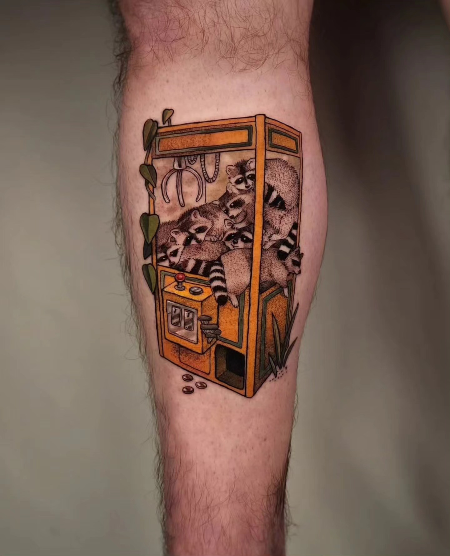Tattoo by @whitneycaskeytattoos — dotwork, realism